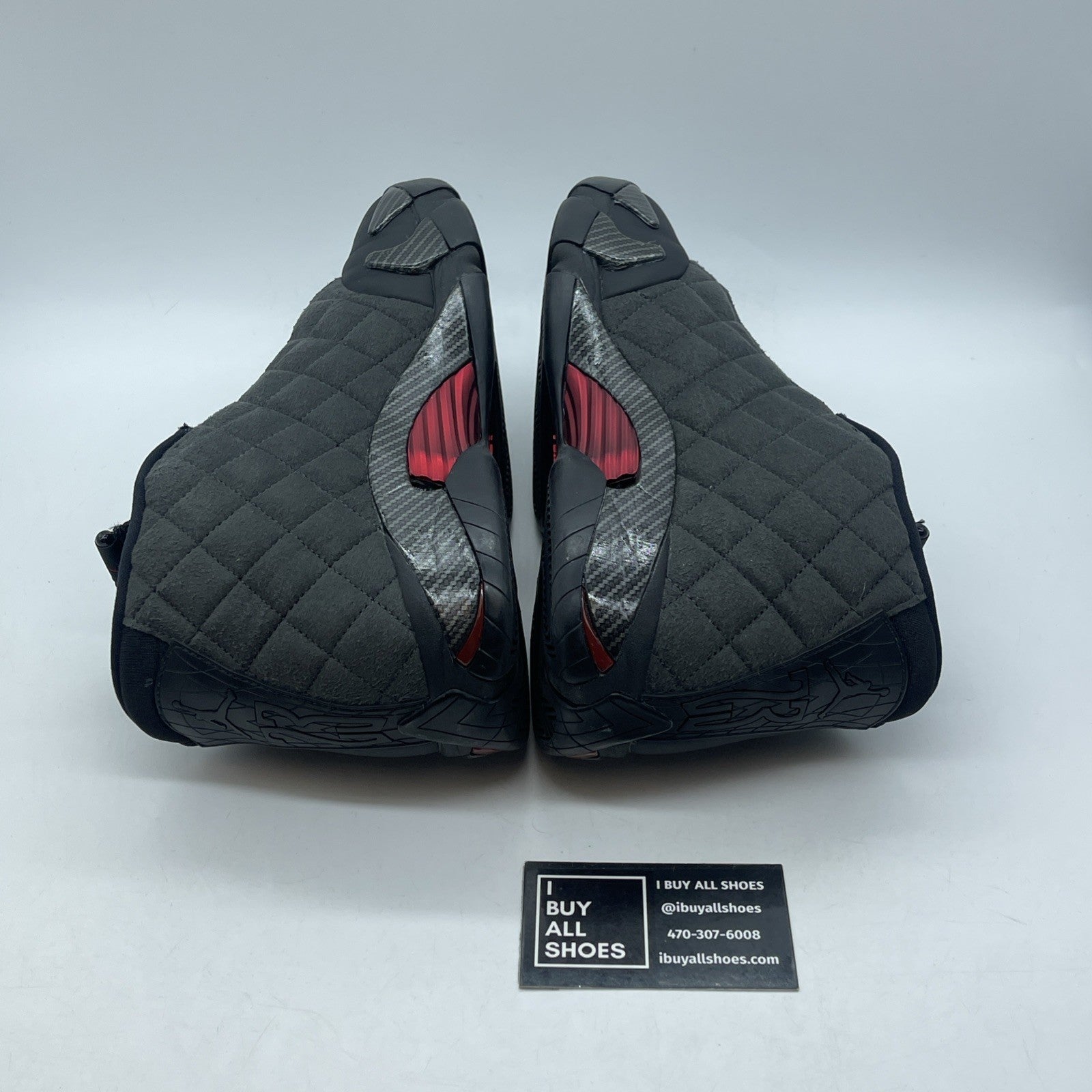 Size 10 - Air Jordan 14 Retro SE Black Ferrari Suede Leather (BQ3685-001)
