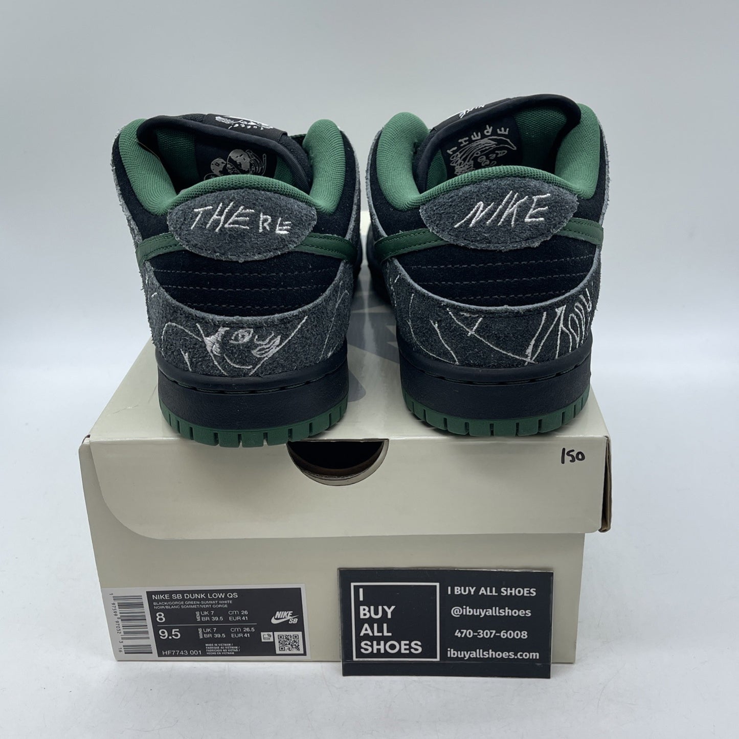 Size 8 - Nike THERE Skateboards x Dunk SB Special Box Low Ultra Humanized