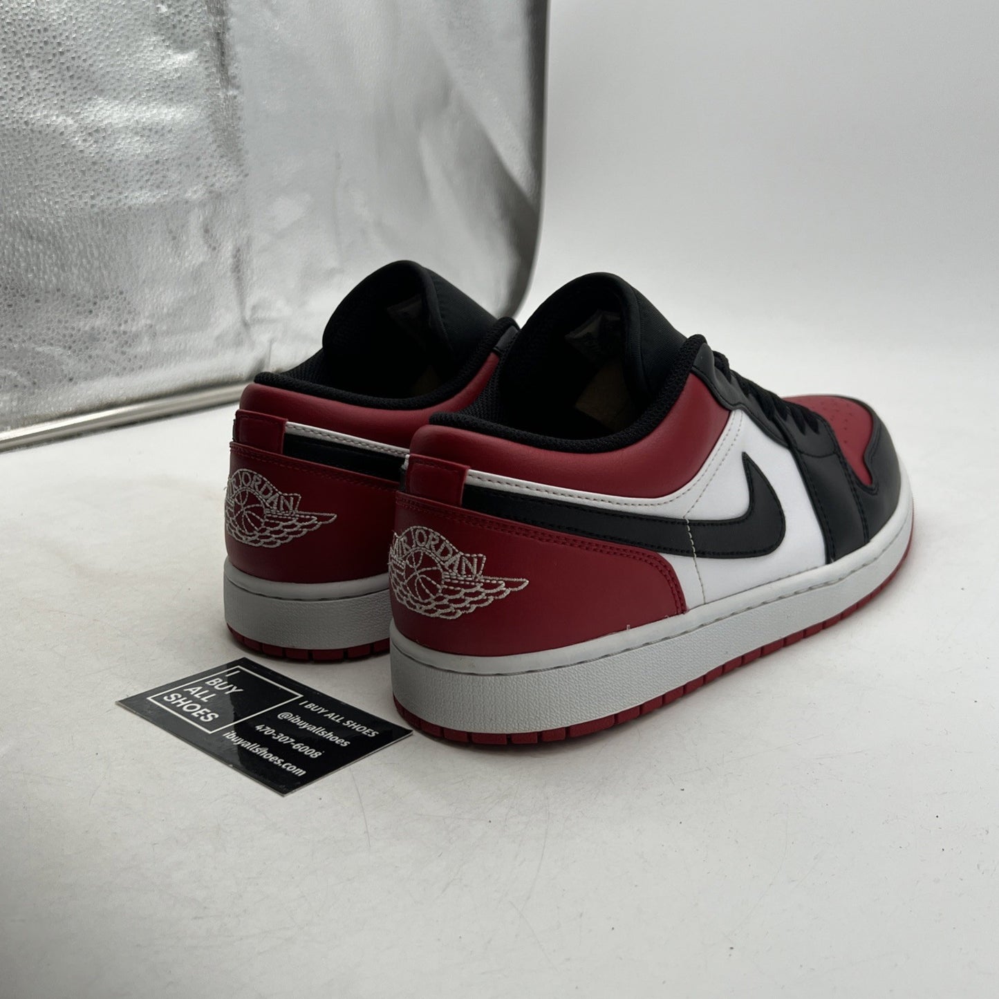 Size 11 - Air Jordan 1 Low Bred Toe (553558-612)