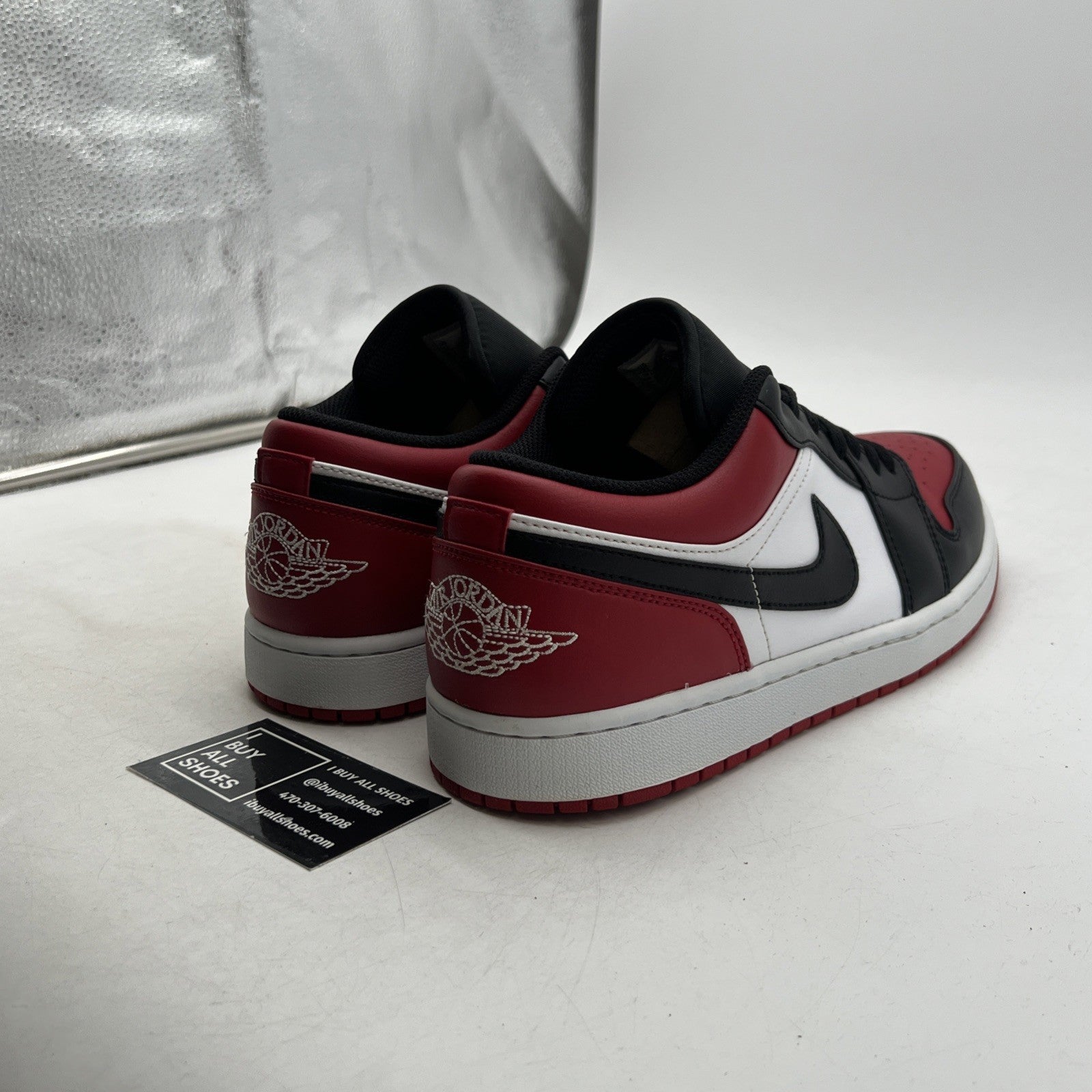 Size 11 - Air Jordan 1 Low Bred Toe (553558-612)