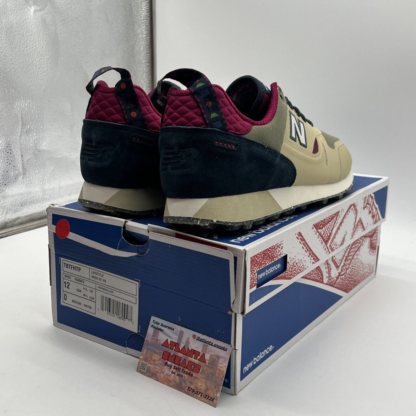 Size 12 - New Balance Trailbuster Sand Navy Tan White Suede (TBTFHTP)