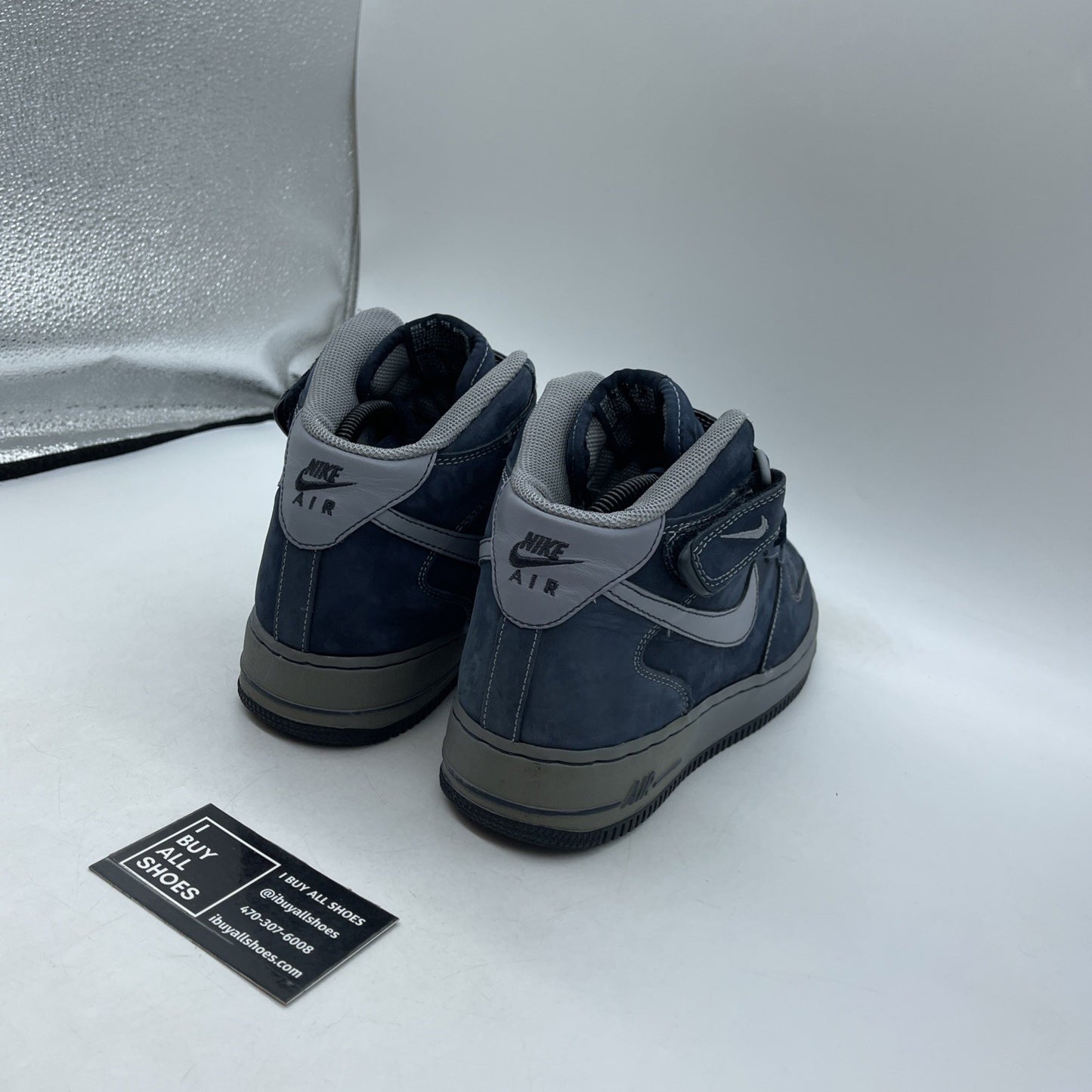 Size 9 - Nike Air Force 1 Mid Blue (306352-401)