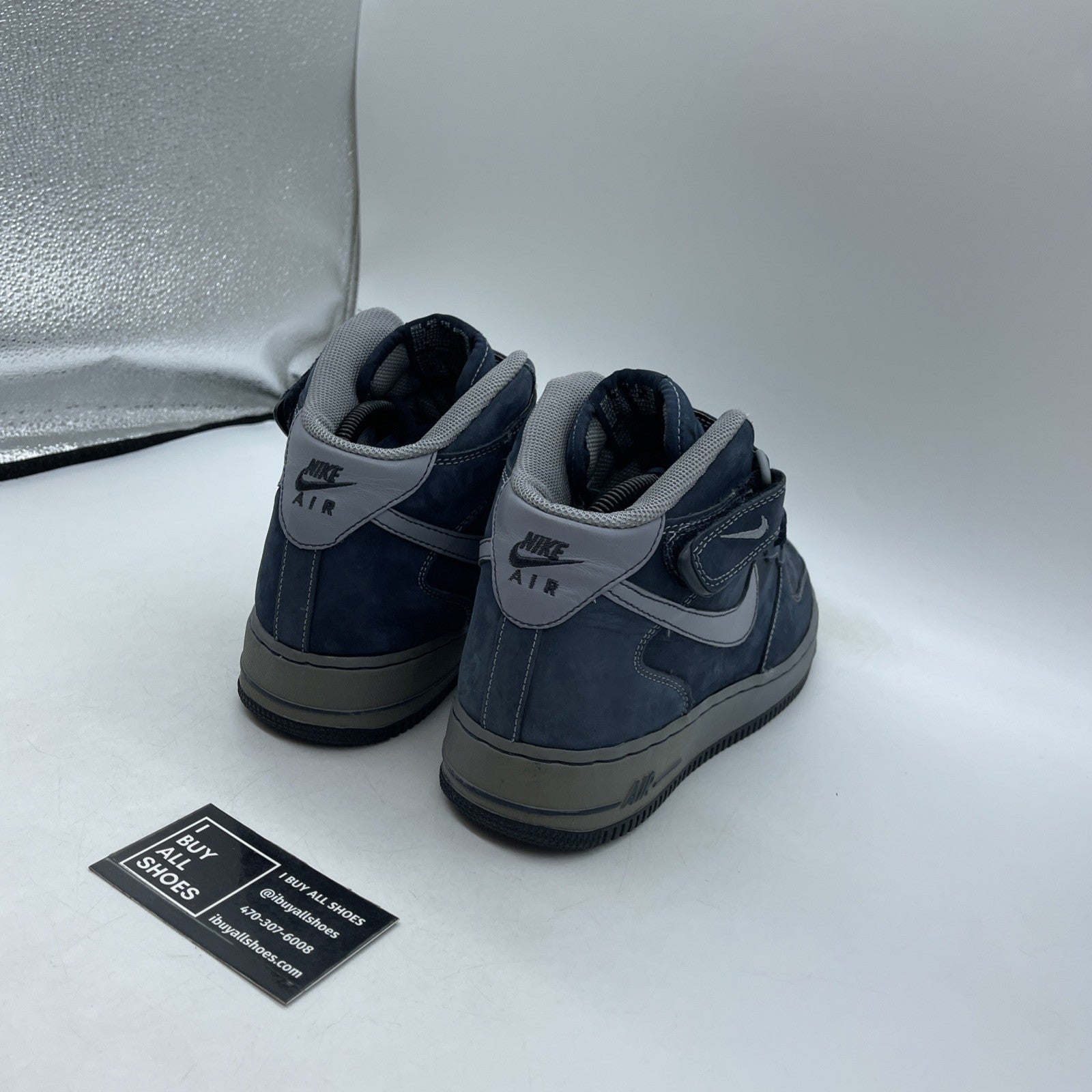 Size 9 - Nike Air Force 1 Mid Blue (306352-401)