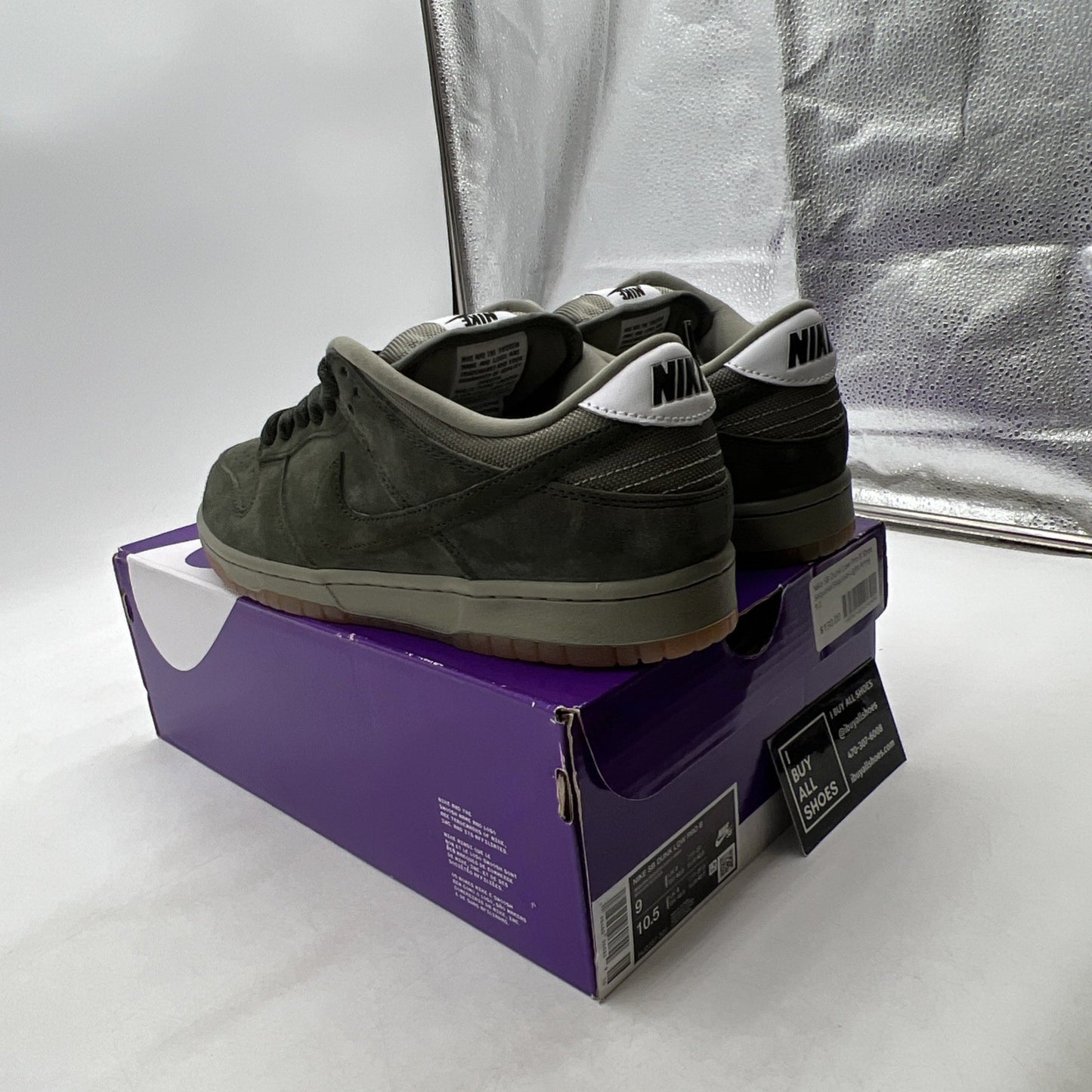 Size 9 - Nike Dunk SB Pro B Low Sequoia (HJ0367-301)