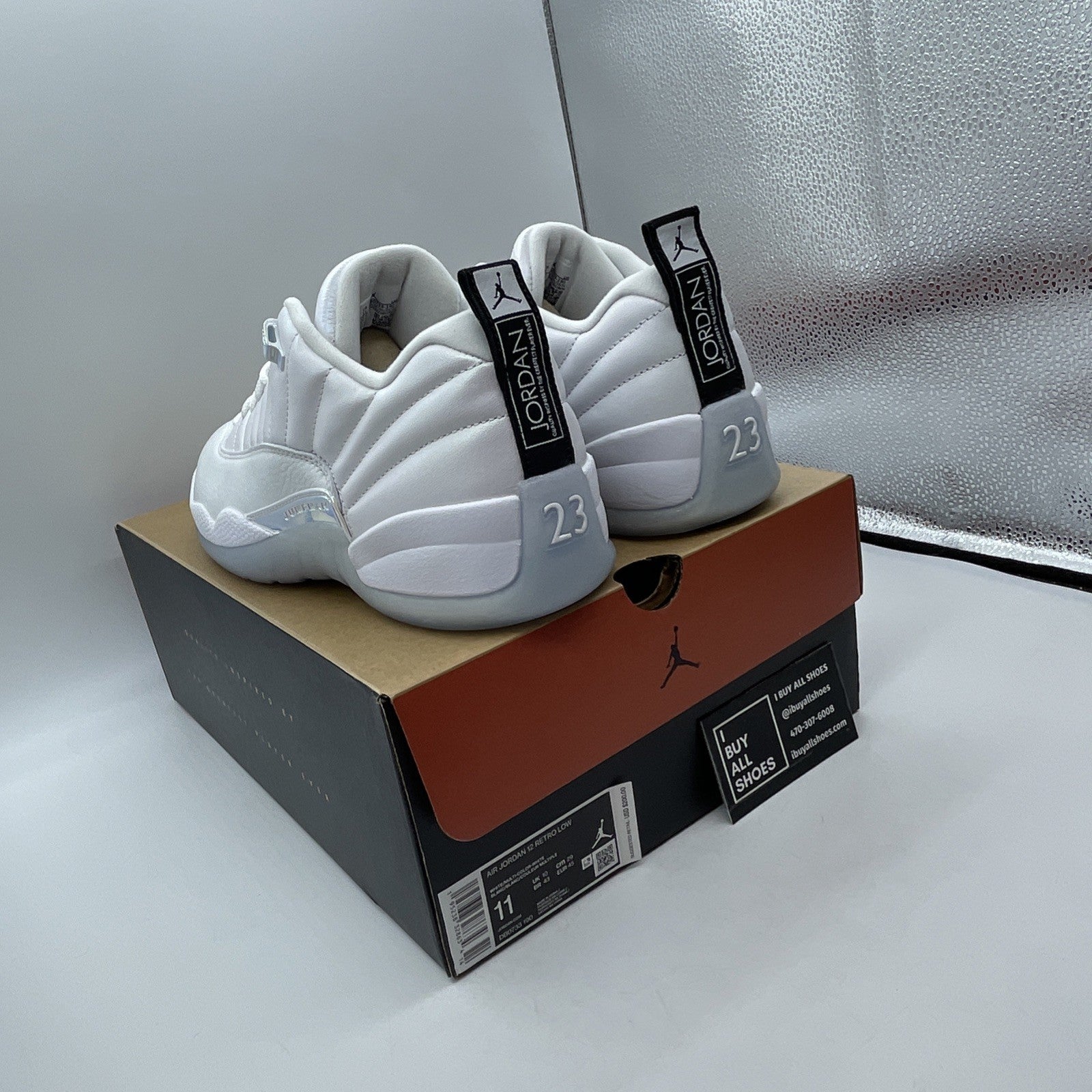 Size 11 - Air Jordan 12 Retro Low Easter White Leather (DB0733-190)