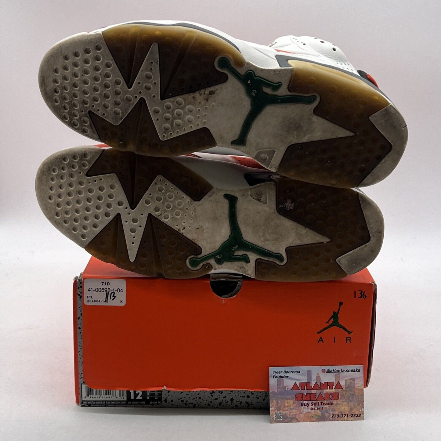 Size 12 - Air Jordan 6 Retro Gatorade (384664-145)