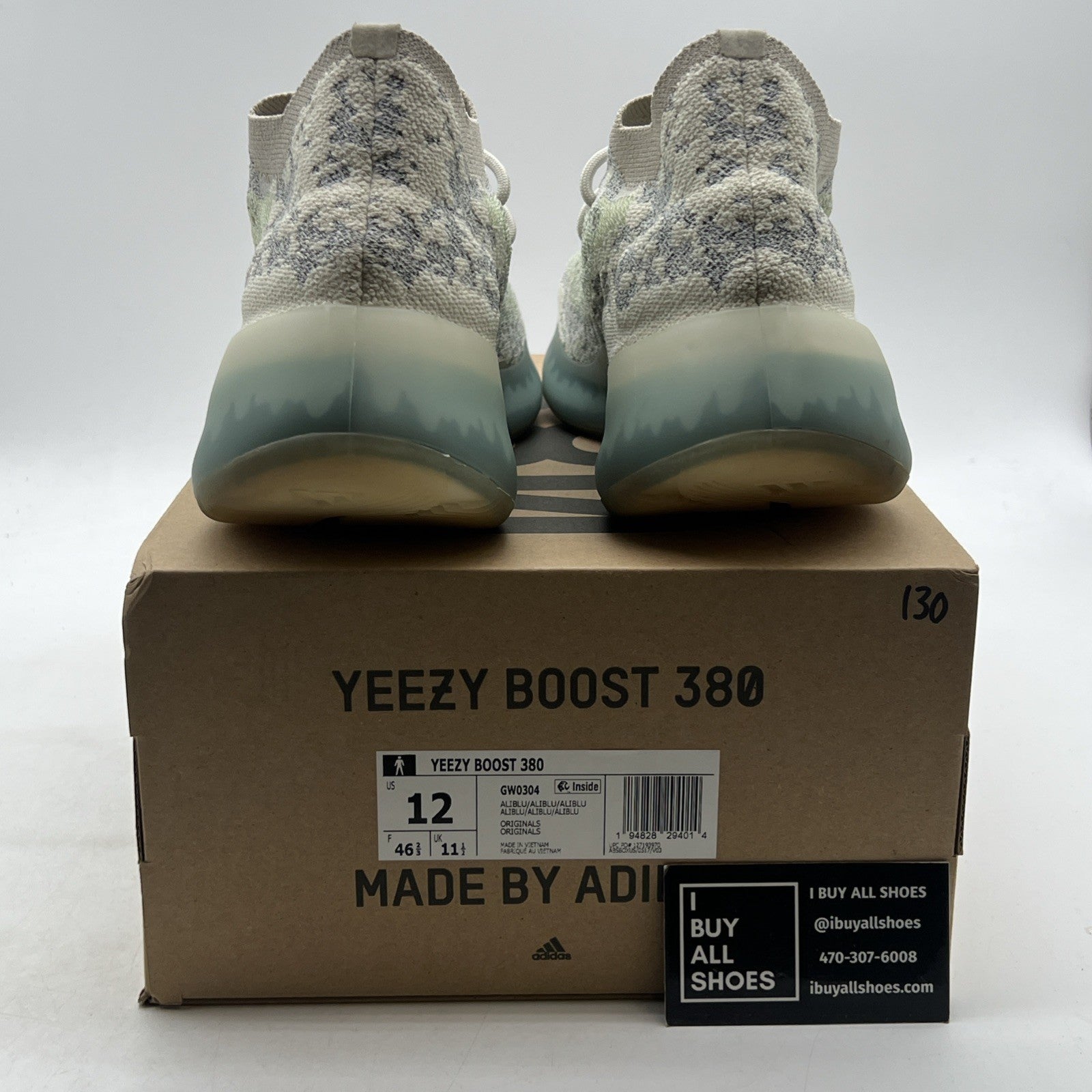 Size 12 - adidas Yeezy Boost 380 Alien Blue (GW0304)