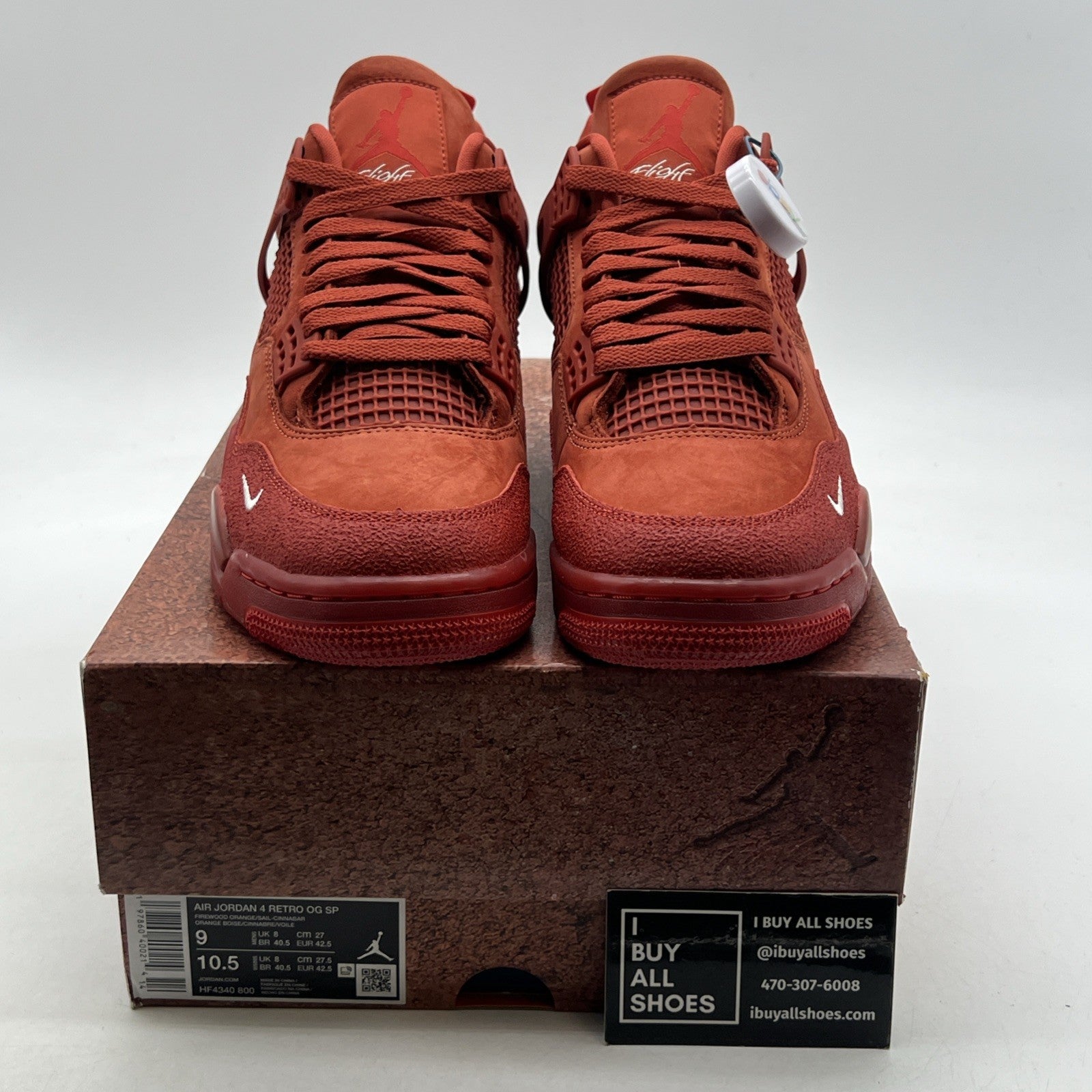 Size 9 - Nigel Sylvester x Air Jordan 4 Retro OG SP Brick By Brick (HF4340-800)