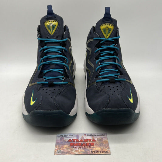 Size 12 - Nike Air Pippen Midnight Navy White Blue Suede (325001-400)
