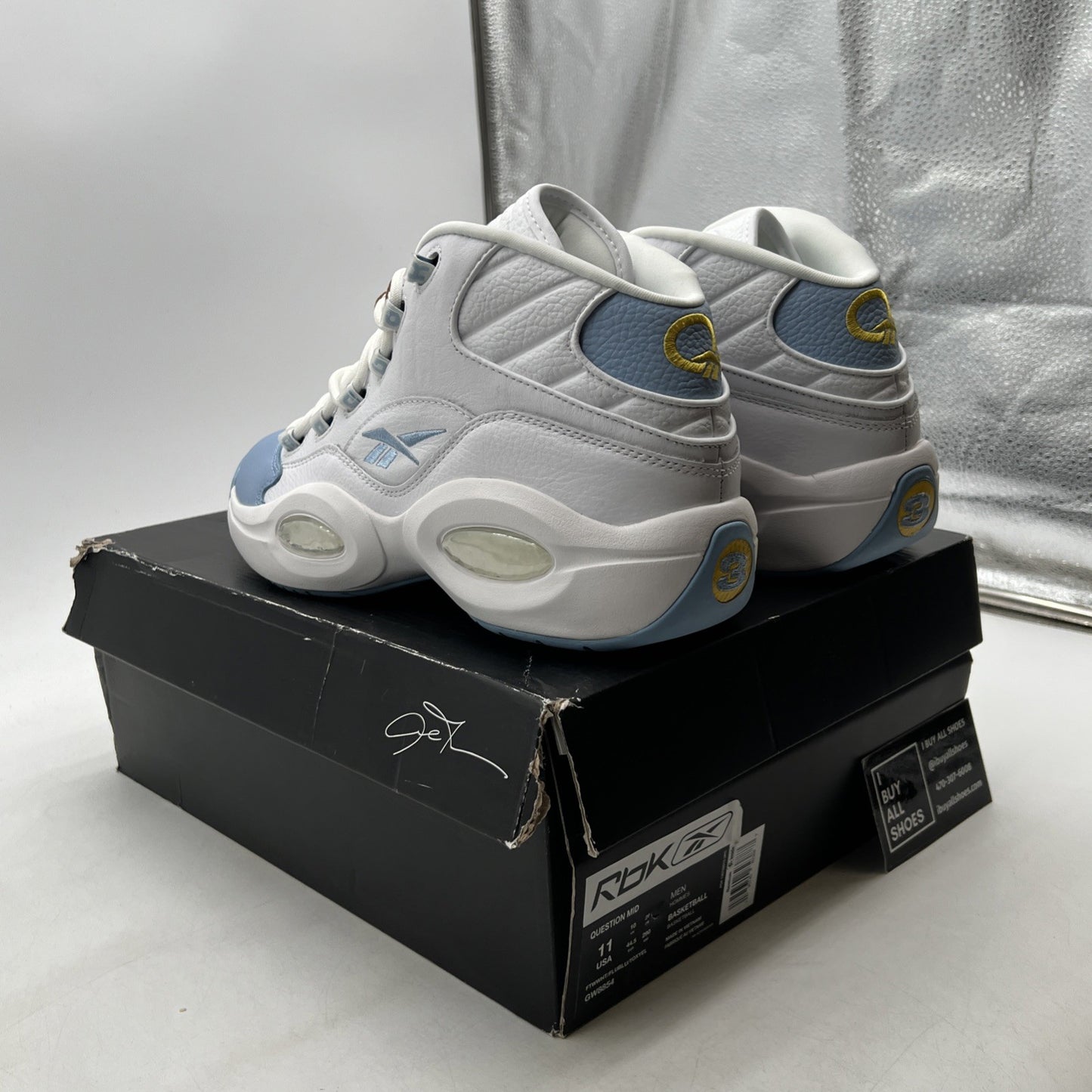 Size 11 - Reebok Question Mid On to the Next (GW8854)