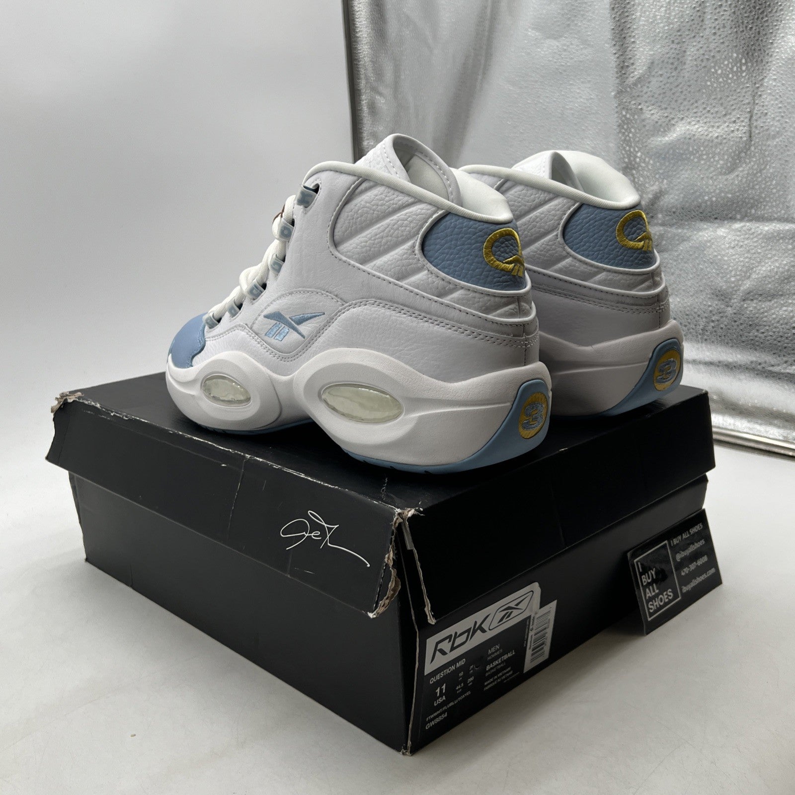 Size 11 - Reebok Question Mid On to the Next (GW8854)