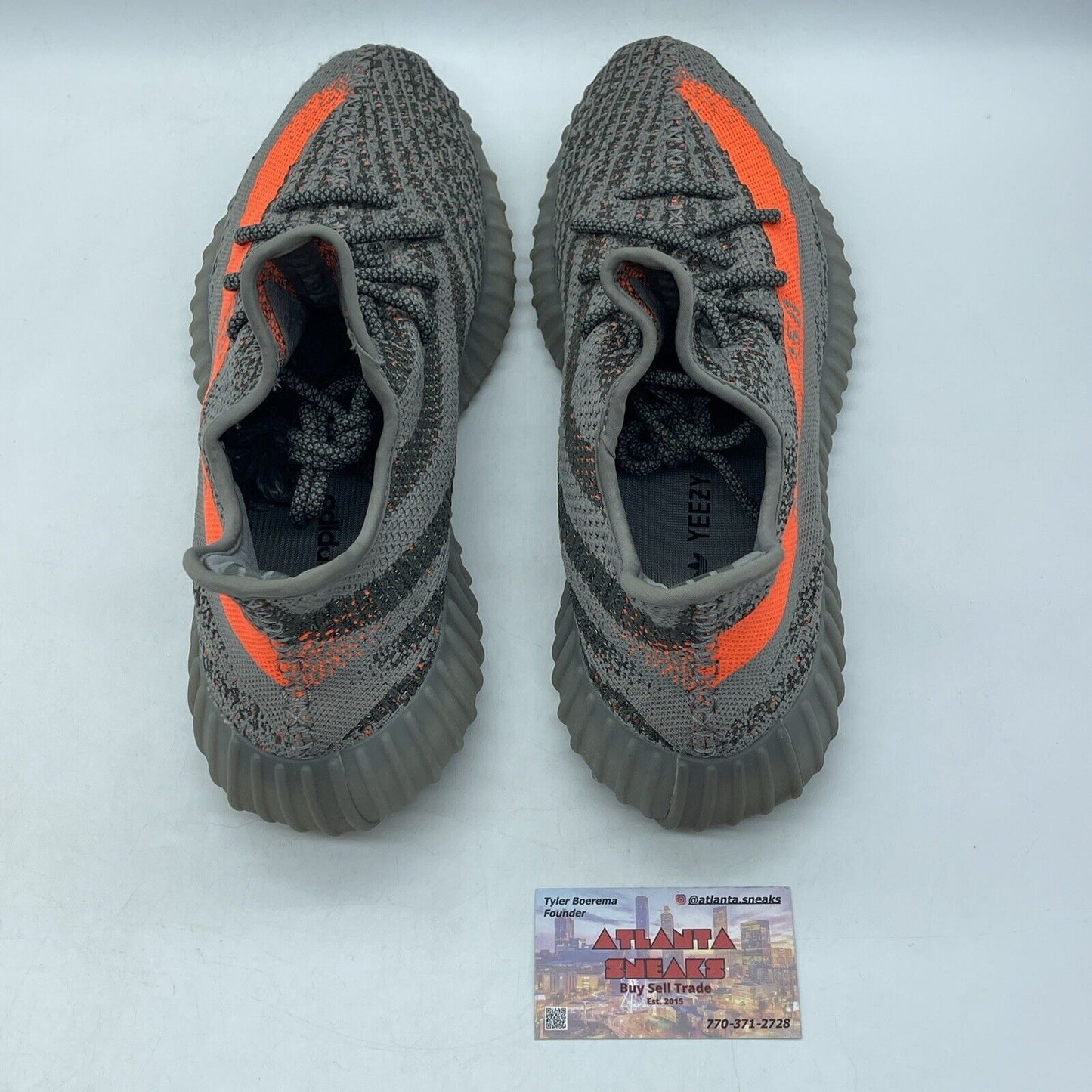 Size 11.5 - adidas Yeezy Boost 350 V2 Low Beluga Reflective Gray Orange (GW1229)