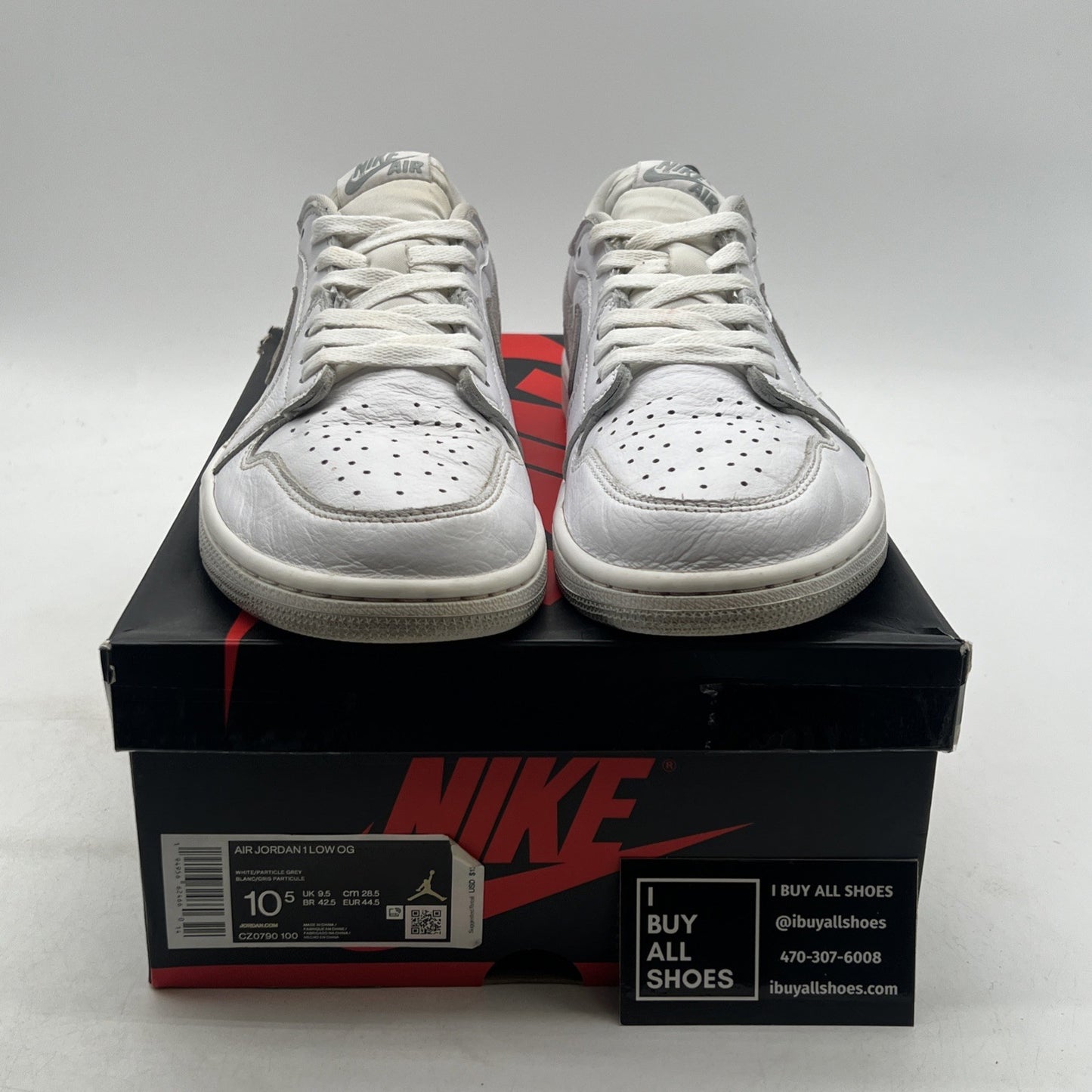 Size 10.5 - Air Jordan 1 Low OG Neutral Gray (CZ0790-100)