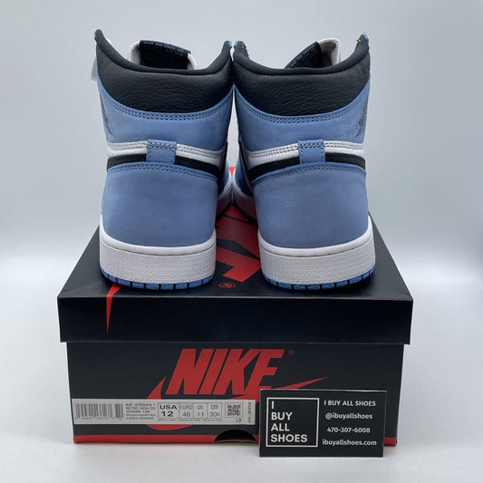 Size 12 - Jordan 1 Retro OG High University Blue White Suede (555088-134)