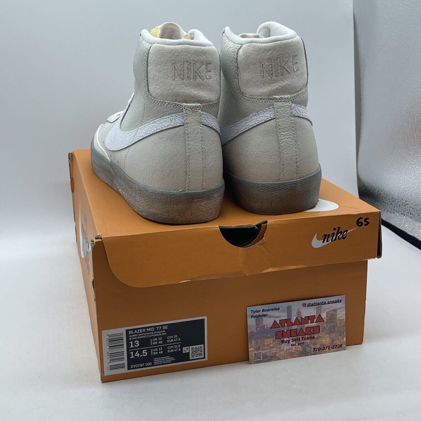 Size 13 - Nike Blazer '77 EMB Mid All-Star - Salt Flats Suede (DV0797-100)
