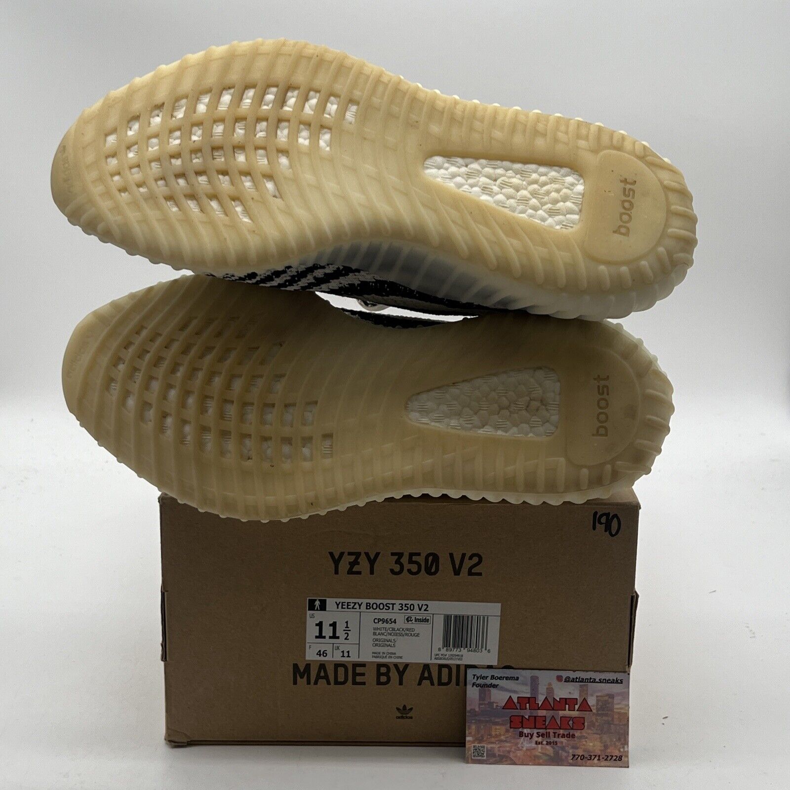 Size 11.5 - adidas Yeezy Boost 350 V2 2018 Release Zebra (CP9654)