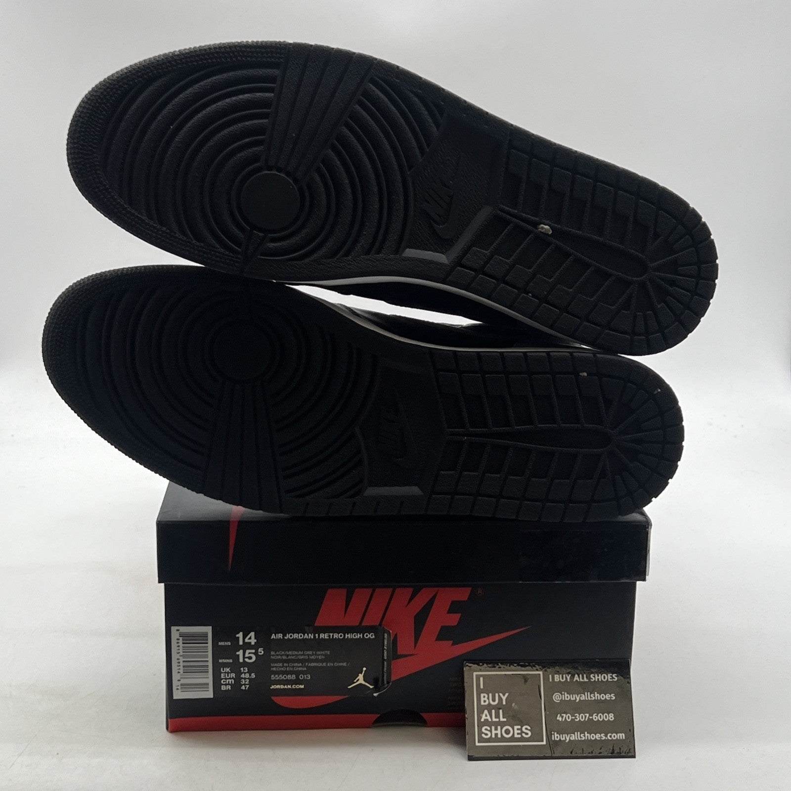 Size 14 - Air Jordan 1 Retro OG High Shadow (555088-013)