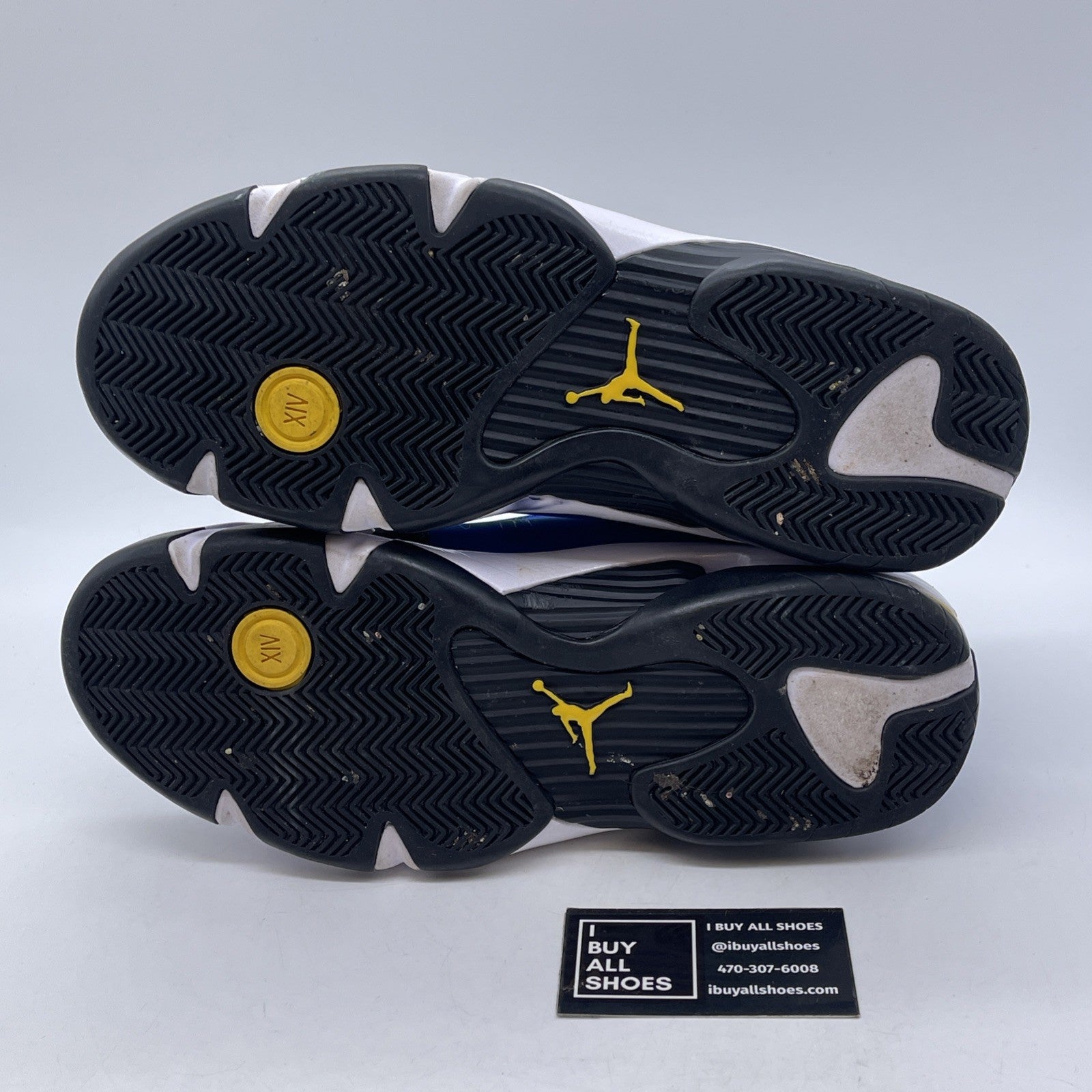 Size 11 - Air Jordan 14 Retro Laney Blue Black Suede (487471-407)