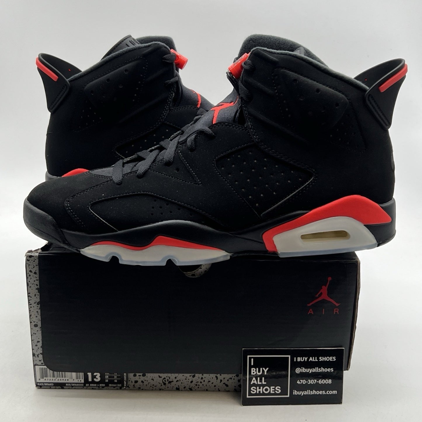 Size 13 - Air Jordan 6 Retro Mid Infrared (384664-060)