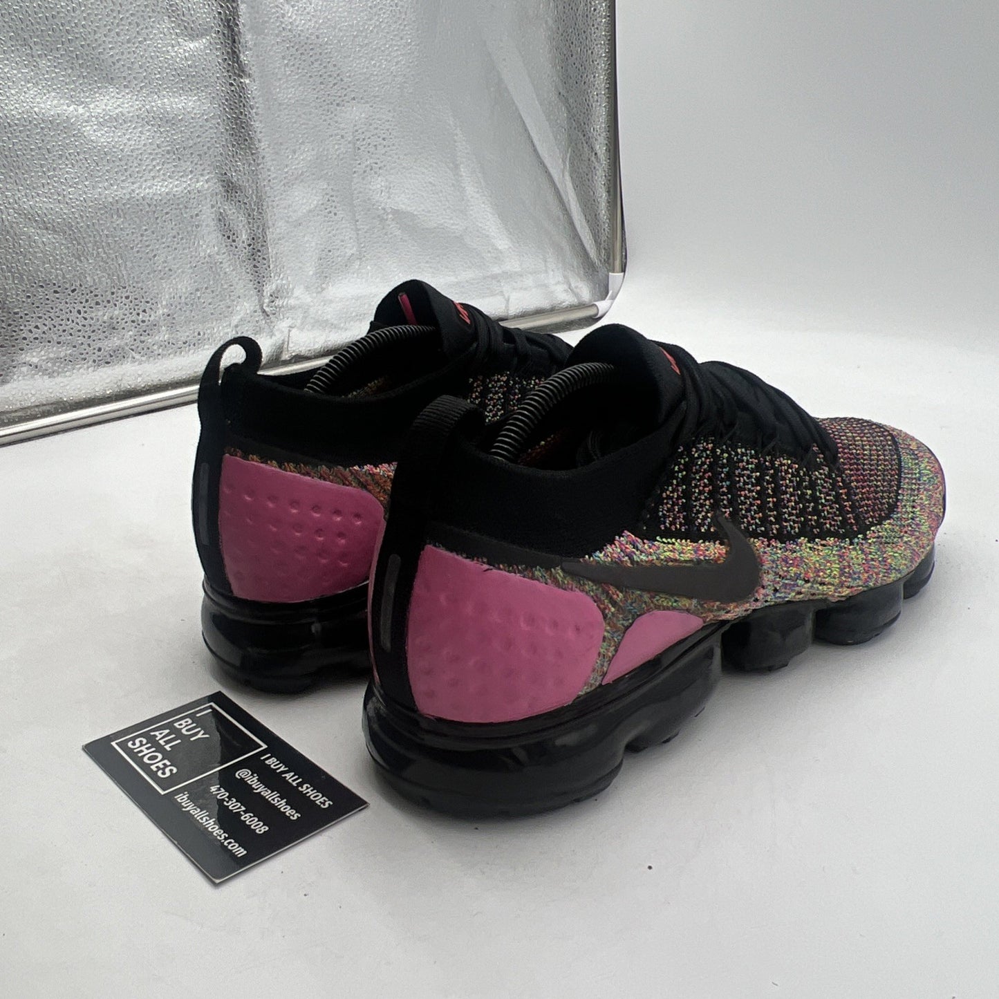 Size 11 - Nike Air VaporMax Flyknit 2 Black Multi-Color (942842-017)