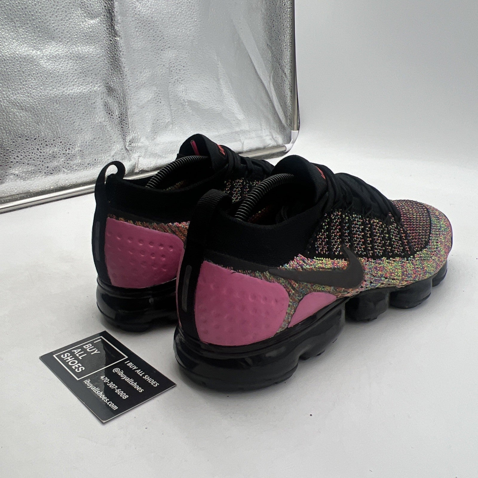 Size 11 - Nike Air VaporMax Flyknit 2 Black Multi-Color (942842-017)