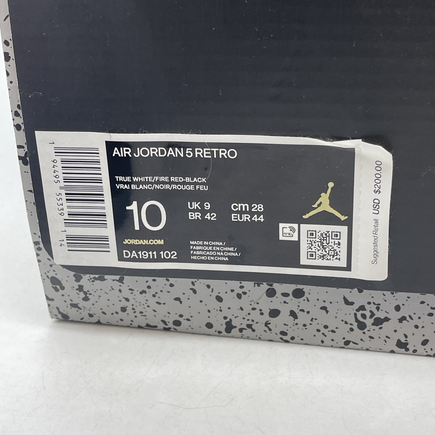 Size 10 - Air Jordan 5 Retro Mid Fire Red (DA1911-102)