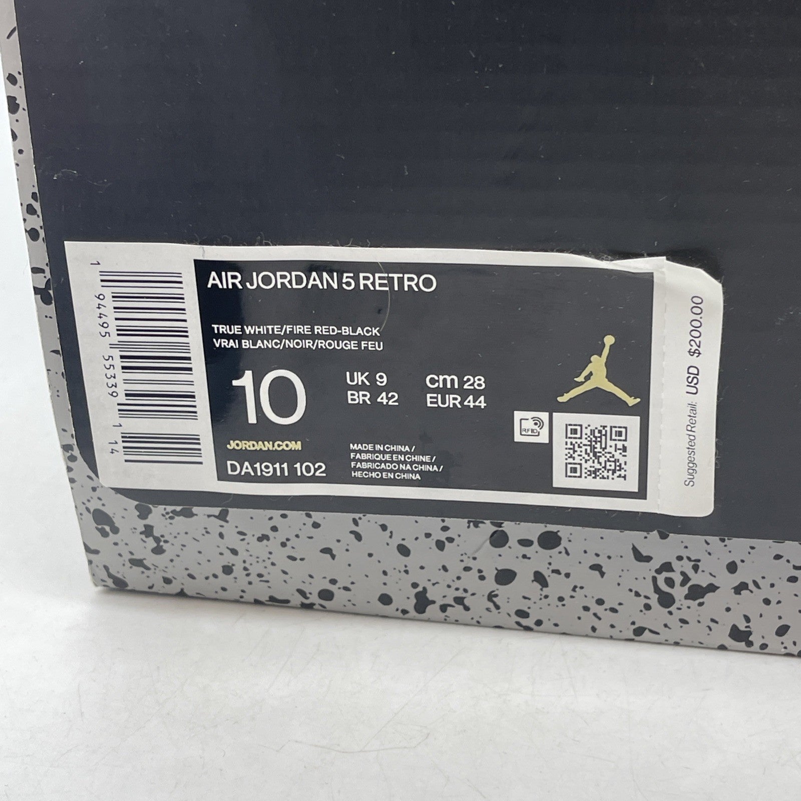 Size 10 - Air Jordan 5 Retro Mid Fire Red (DA1911-102)