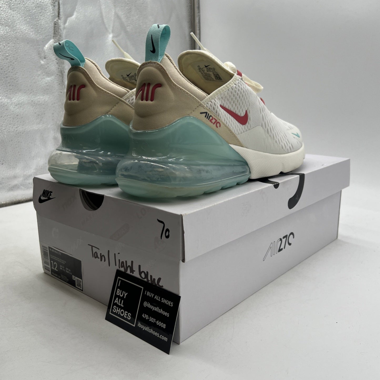 Size 12 - Nike Air Max 270 Sail Copa W (DQ4698-100)