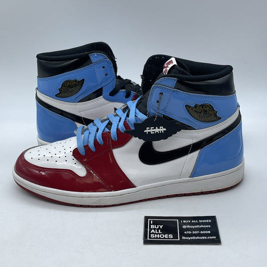 Size 14 - Jordan 1 Retro OG High Fearless Blue Red Black Leather (CK5666-100)