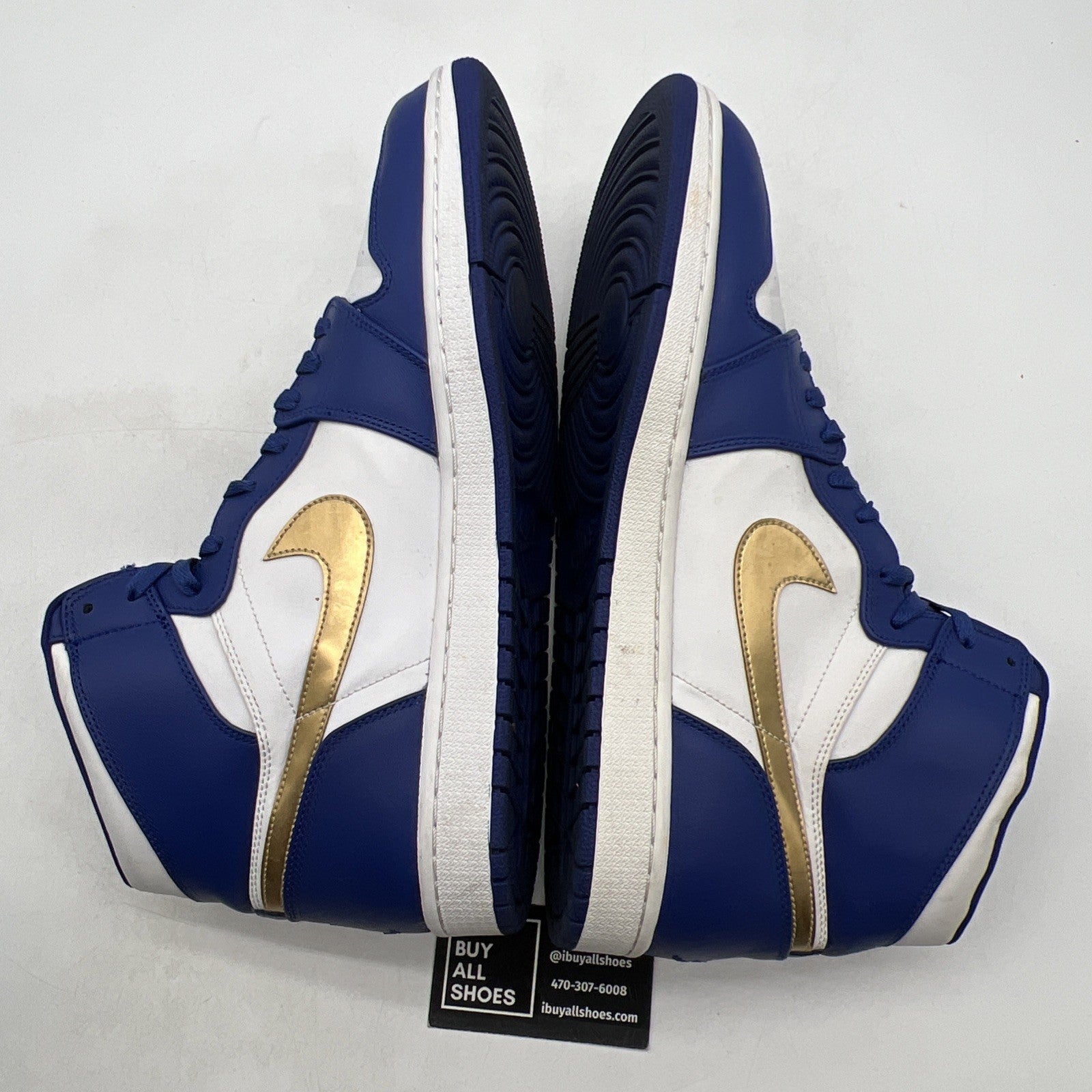Size 15 - Air Jordan 1 Retro High Gold Medal (332550-406)