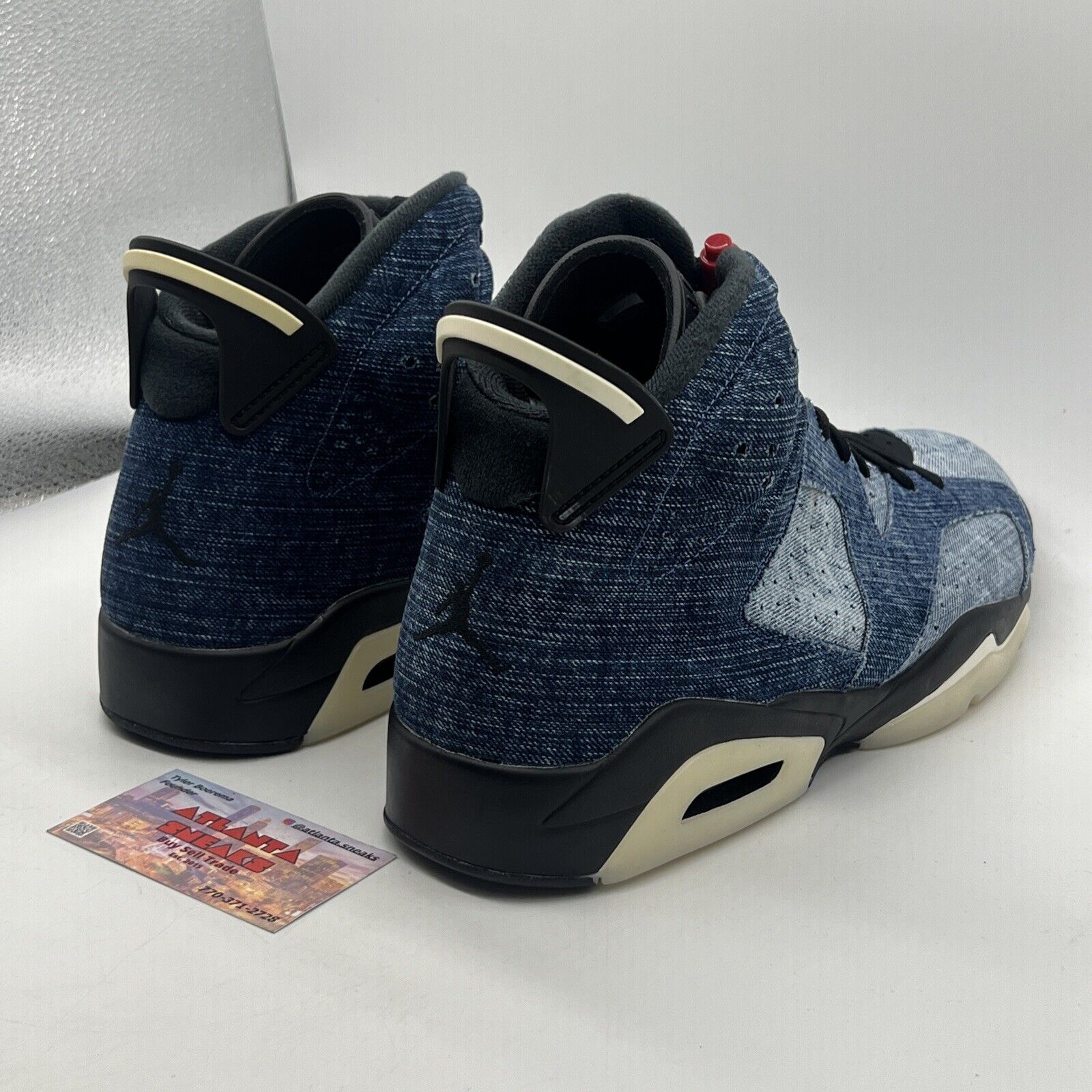 Size 14 - Air Jordan 6 Retro Washed Denim Black (CT5250-401)