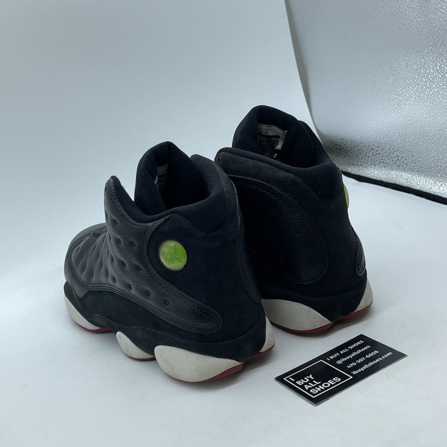 Size 10.5 - Air Jordan 13 Retro 2011 Playoff Black Suede Leather (414571-001)