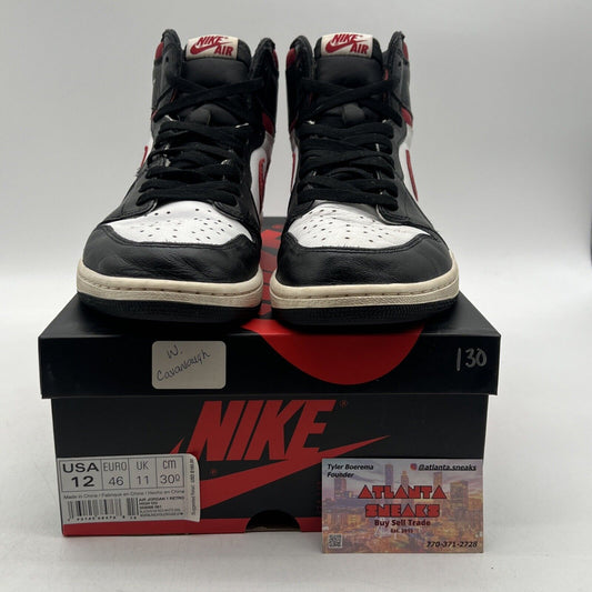 Size 12 - Jordan 1 Retro High OG Gym Red 2019 Black Red White (555088-061)