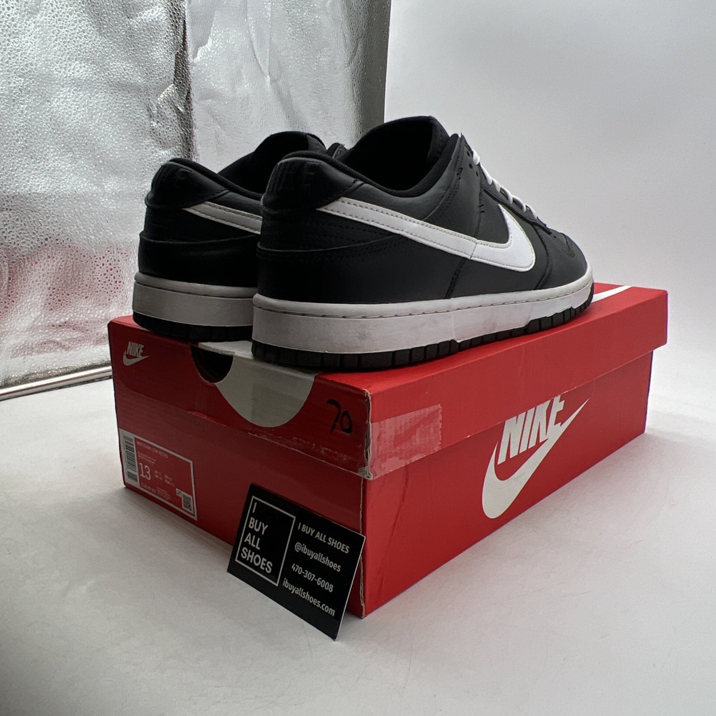 Size 13 - Nike Dunk Low Black Panda (DJ6188-002)
