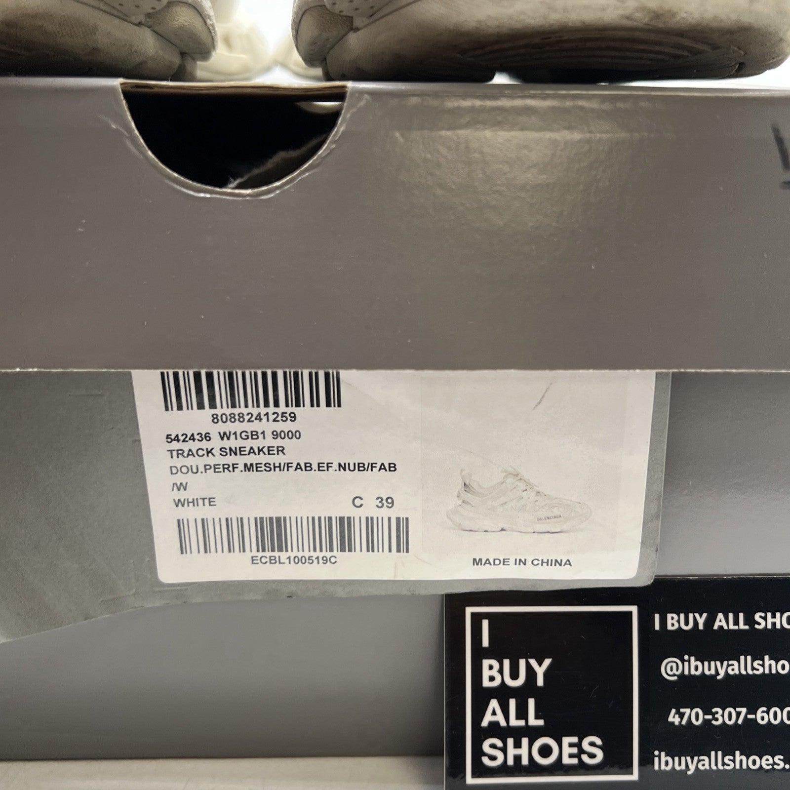 Size 9 - Balenciaga Track White