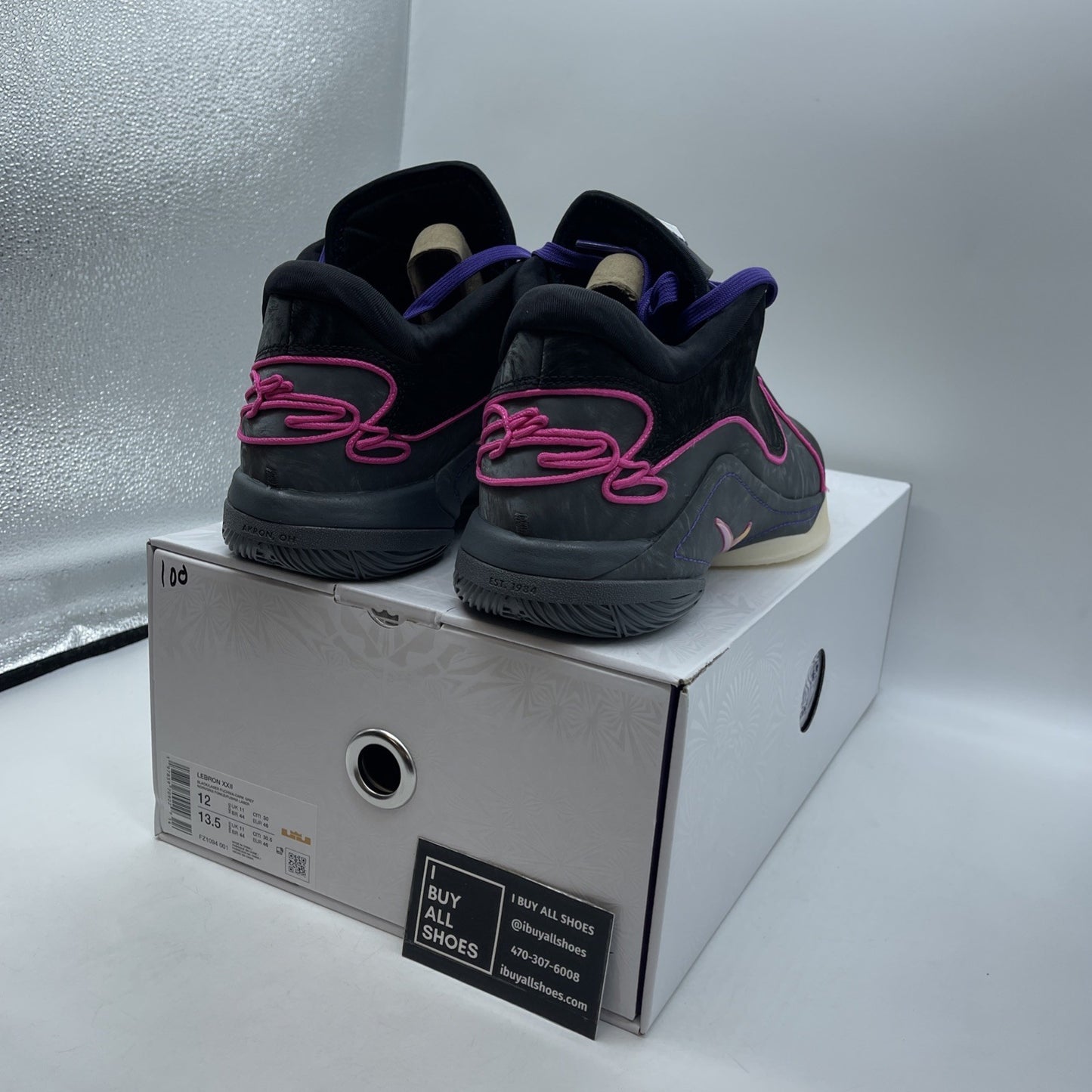 Size 12 - Nike LeBron 22 Blacklight (FZ1094-001)