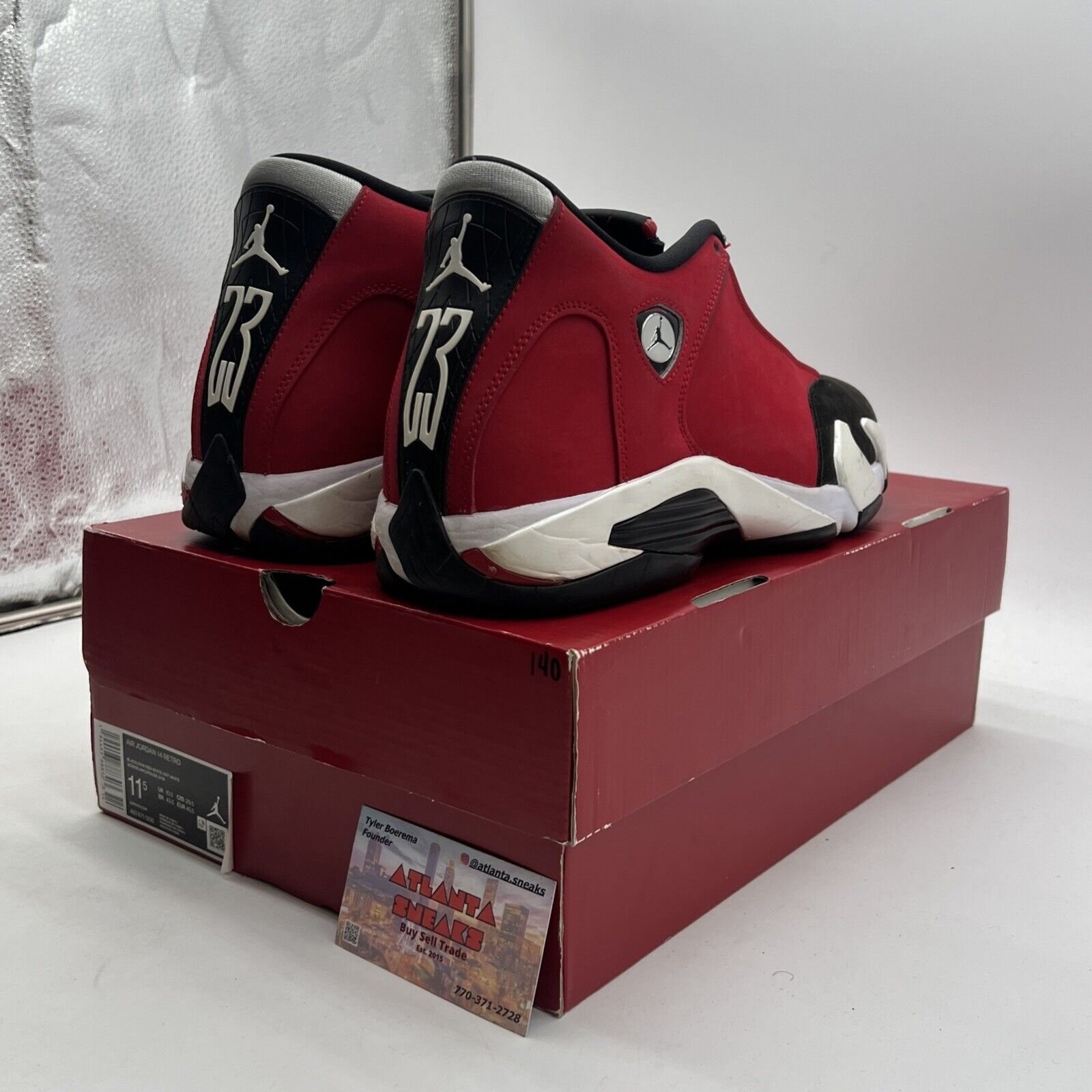 Size 11.5 - Air Jordan 14 Retro Gym Red (487471-006)