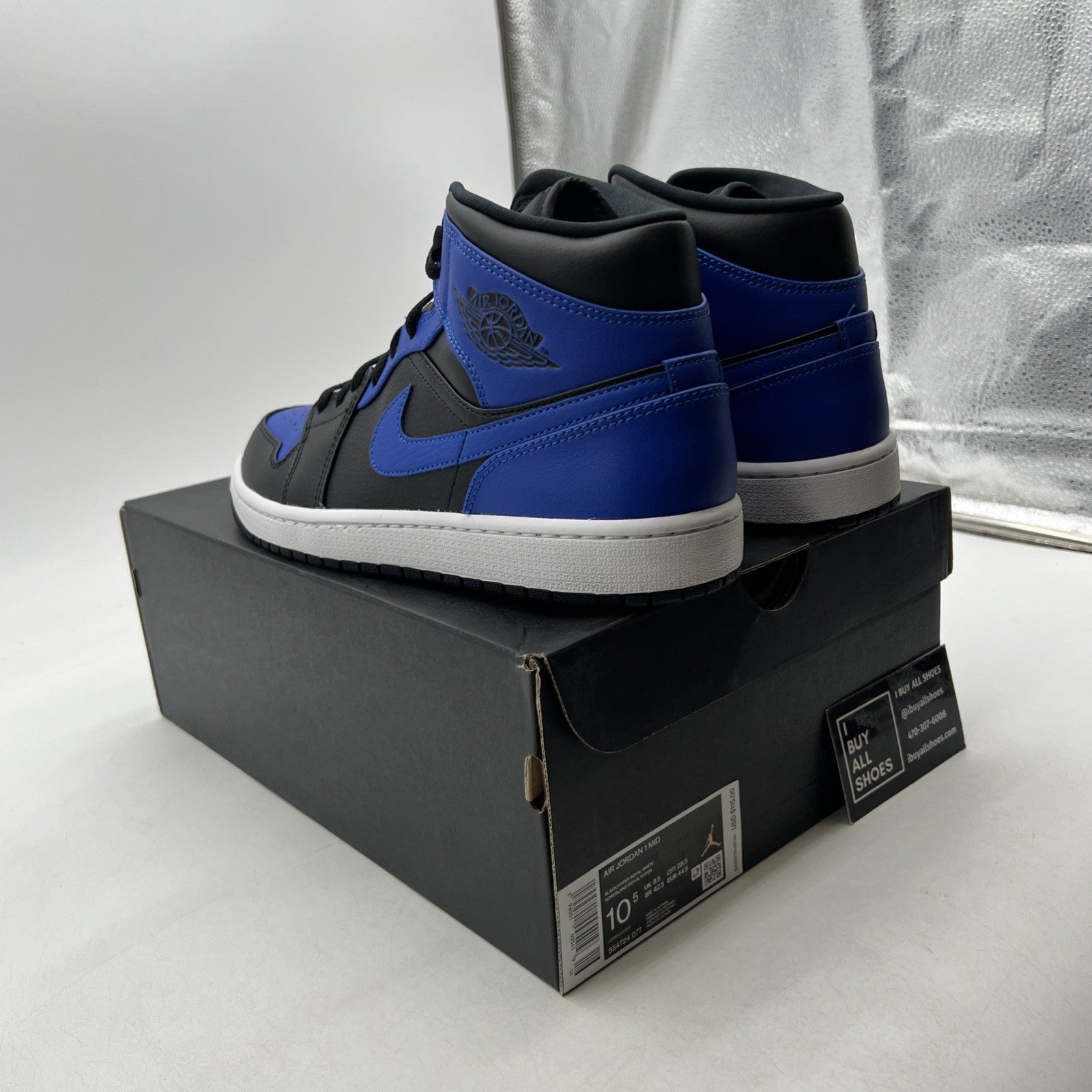 Size 10.5 - Air Jordan 1 Mid Orlando Magic (554724-007)