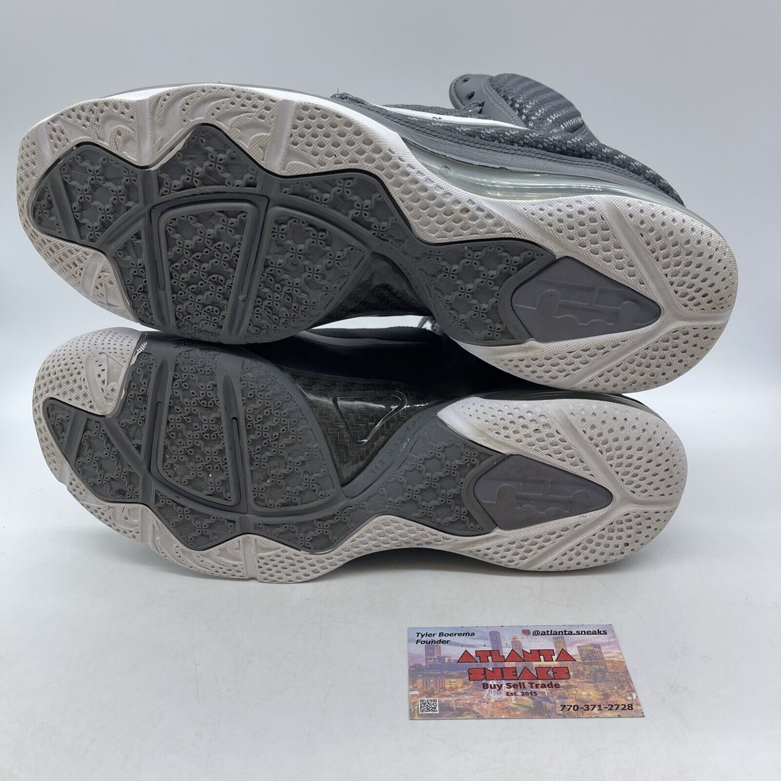 Size 11 - Nike LeBron 9 Cool Grey White Silver Suede Leather (469764-007)
