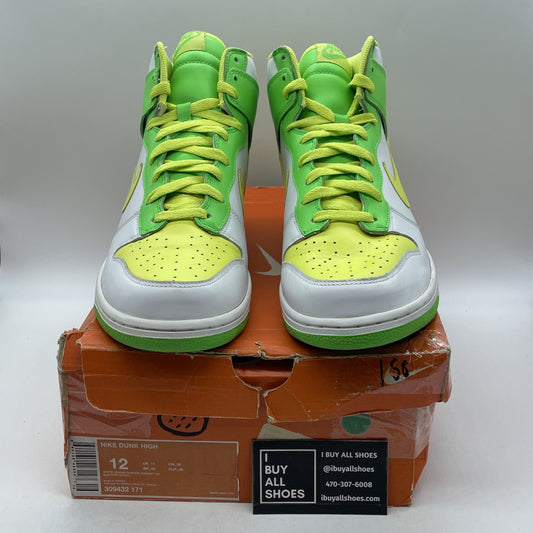 Size 12 - Nike Dunk Premium High White (309432-171)