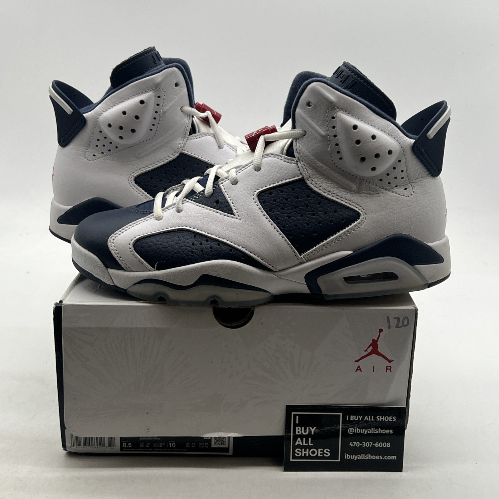 Size 8.5 - Air Jordan 6 Retro 2024 Olympic (CT8529-164)