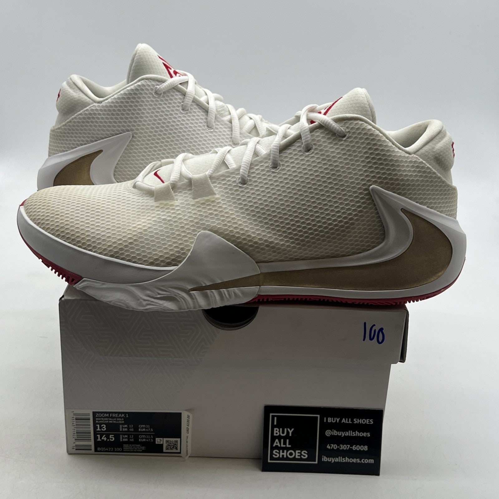 Size 13 - Nike Zoom Freak 1 Roses (BQ5422-100)