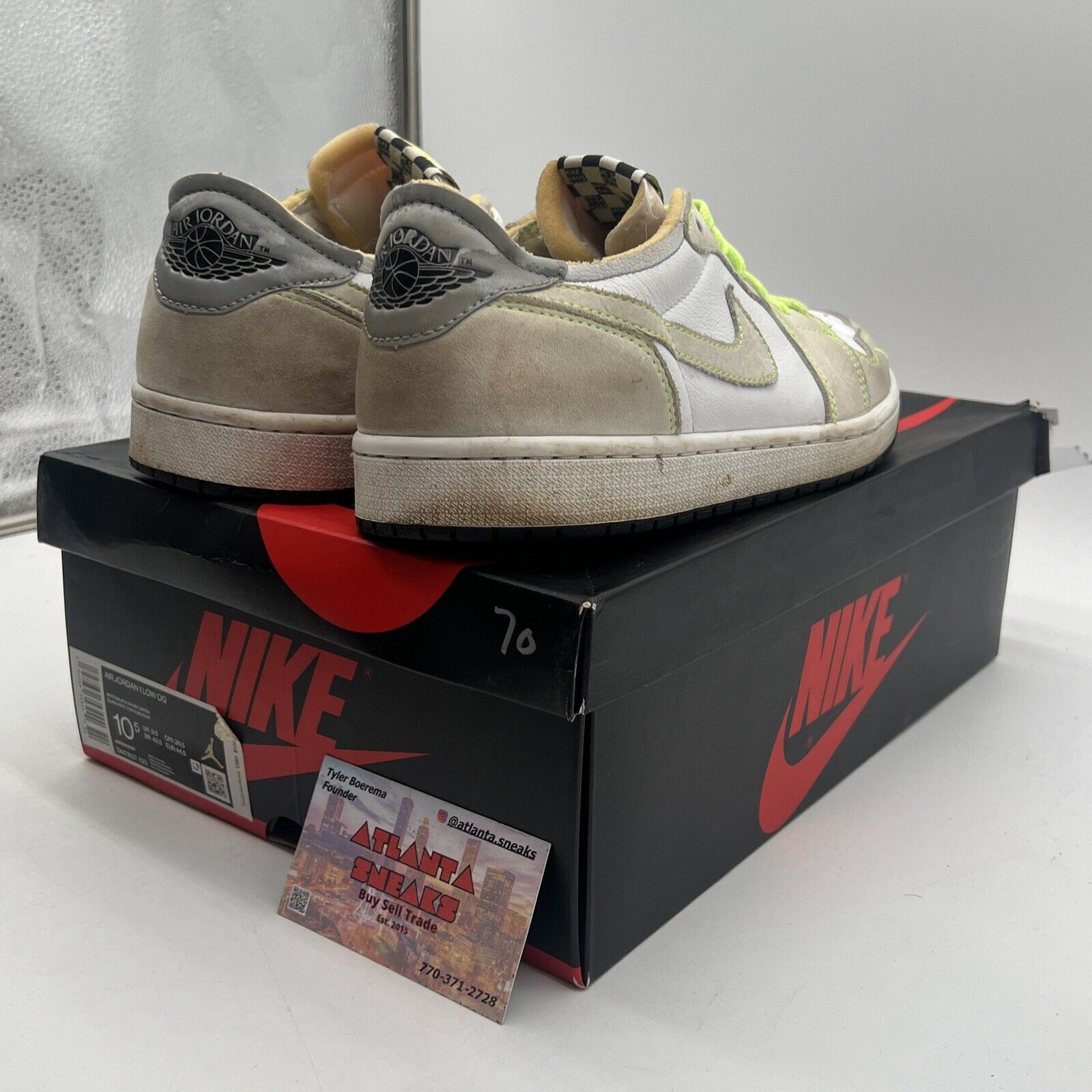 Size 10.5 - Air Jordan 1 OG Low Ghost Green (DM7837-103)