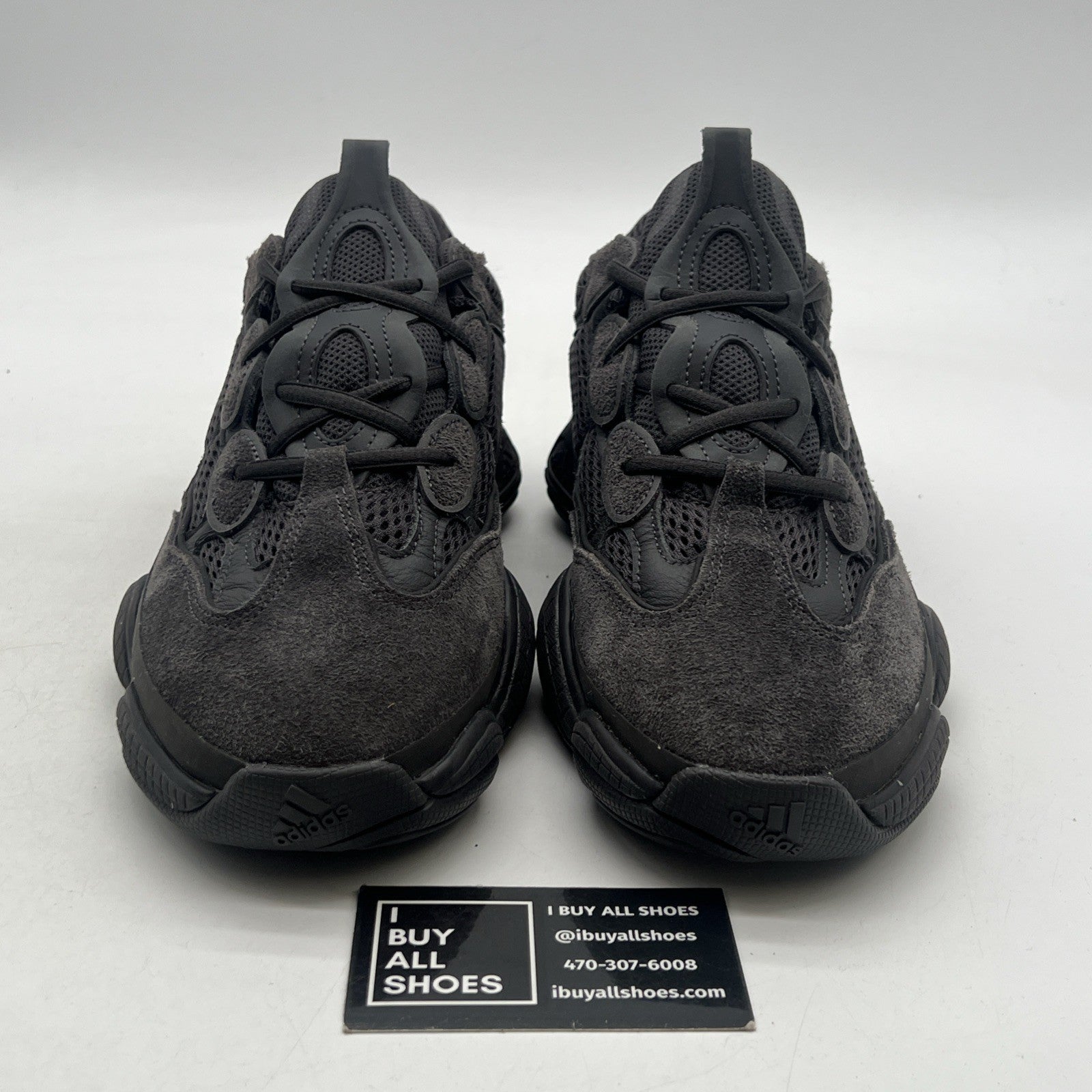 Size 9 - adidas Yeezy 500 Low Utility Black (F36640)