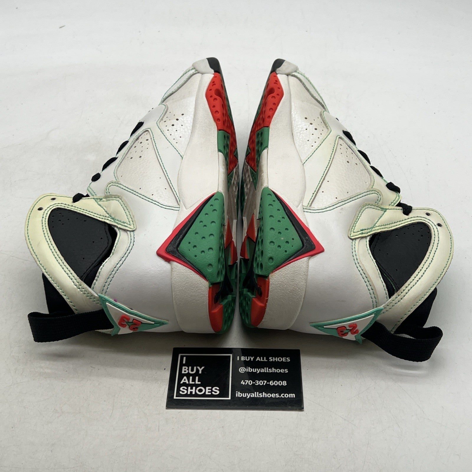 Size 7Y - Nike Air Jordan 7 Retro Verde (705417-138)