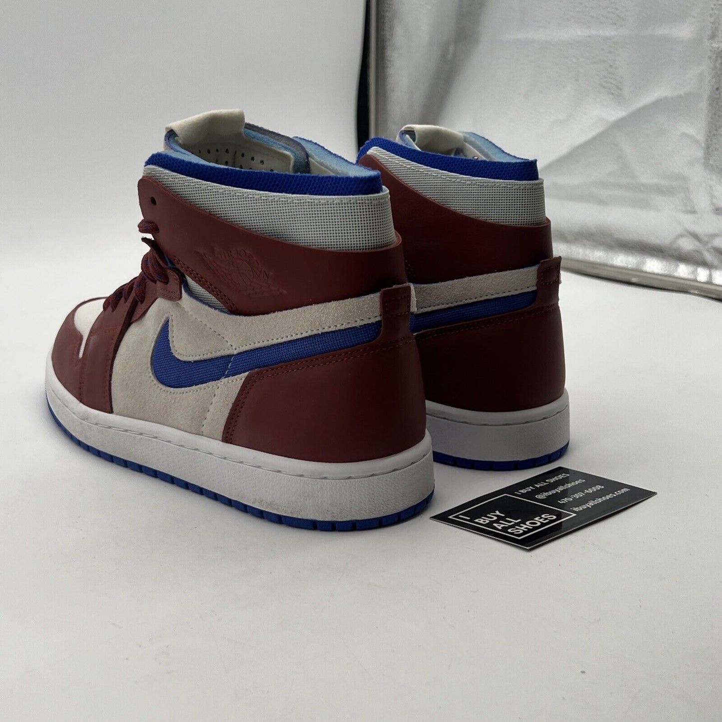 Size 9 - Air Jordan 1 Zoom Comfort Redstone W (CT0979-104)
