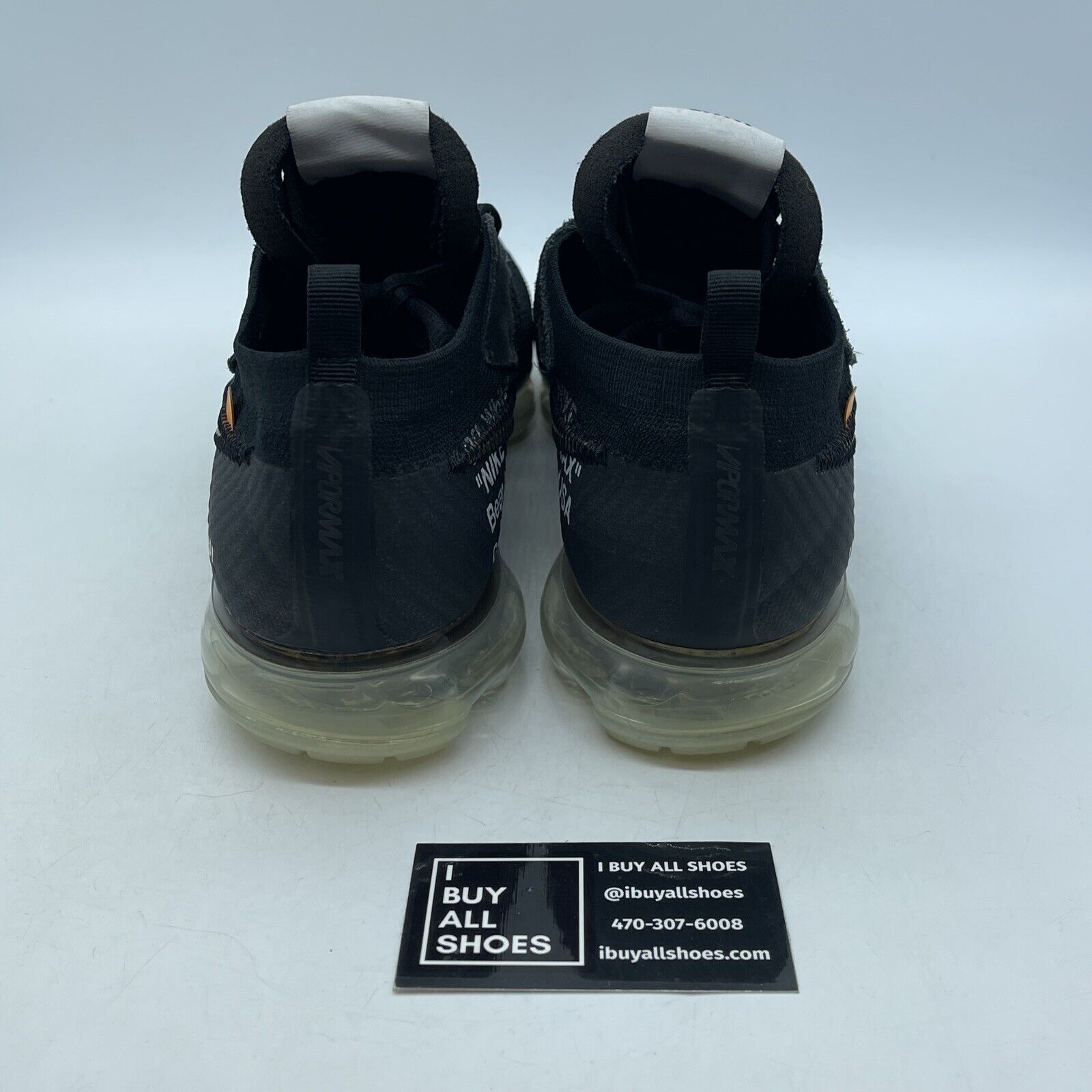 Size 11.5 - Nike Off-White x Air VaporMax Part 2 Black Suede Leather -AA3831-002