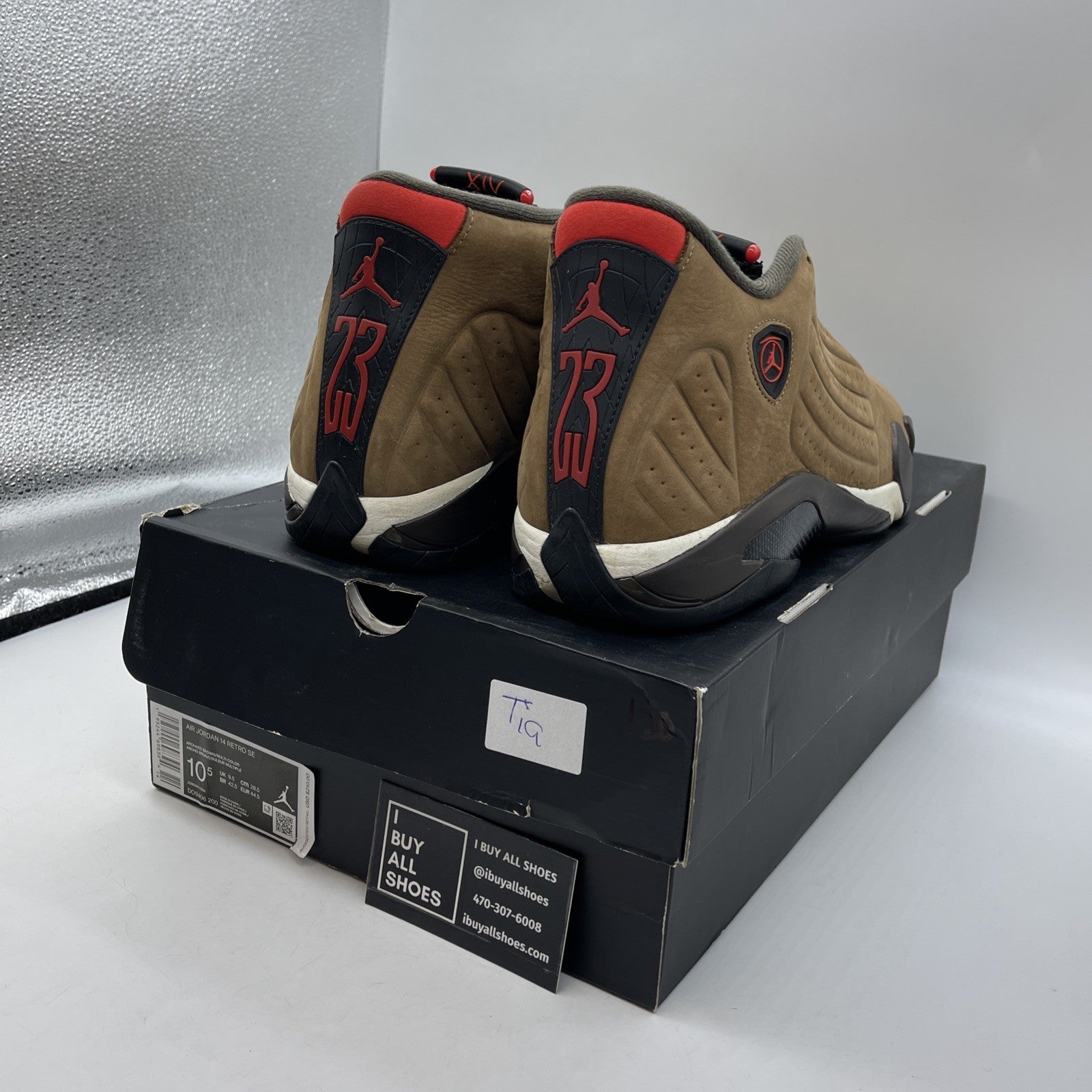 Size 10.5 - Air Jordan 14 Retro Winterized Brown Black Suede (DO9406-200)