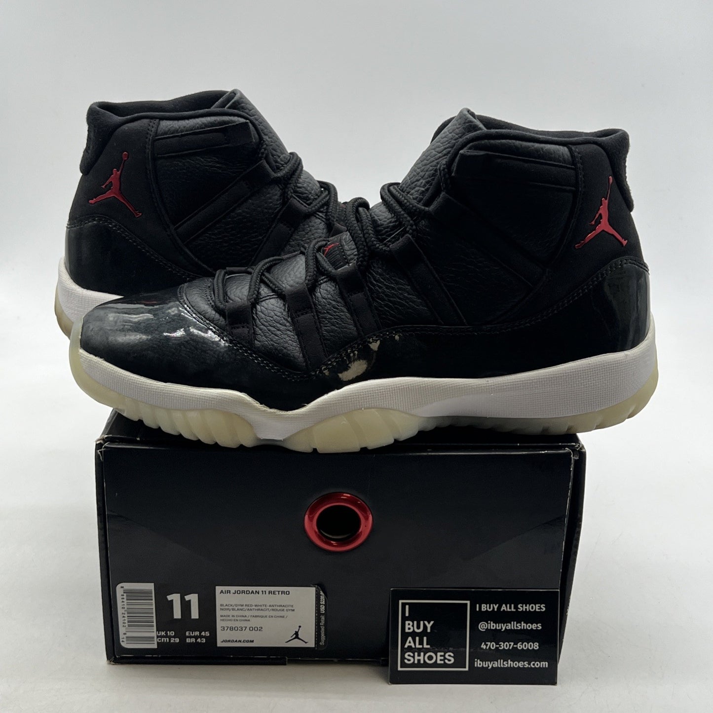 Size 11 - Air Jordan 11 Retro 72-10 2015 (378037-002)