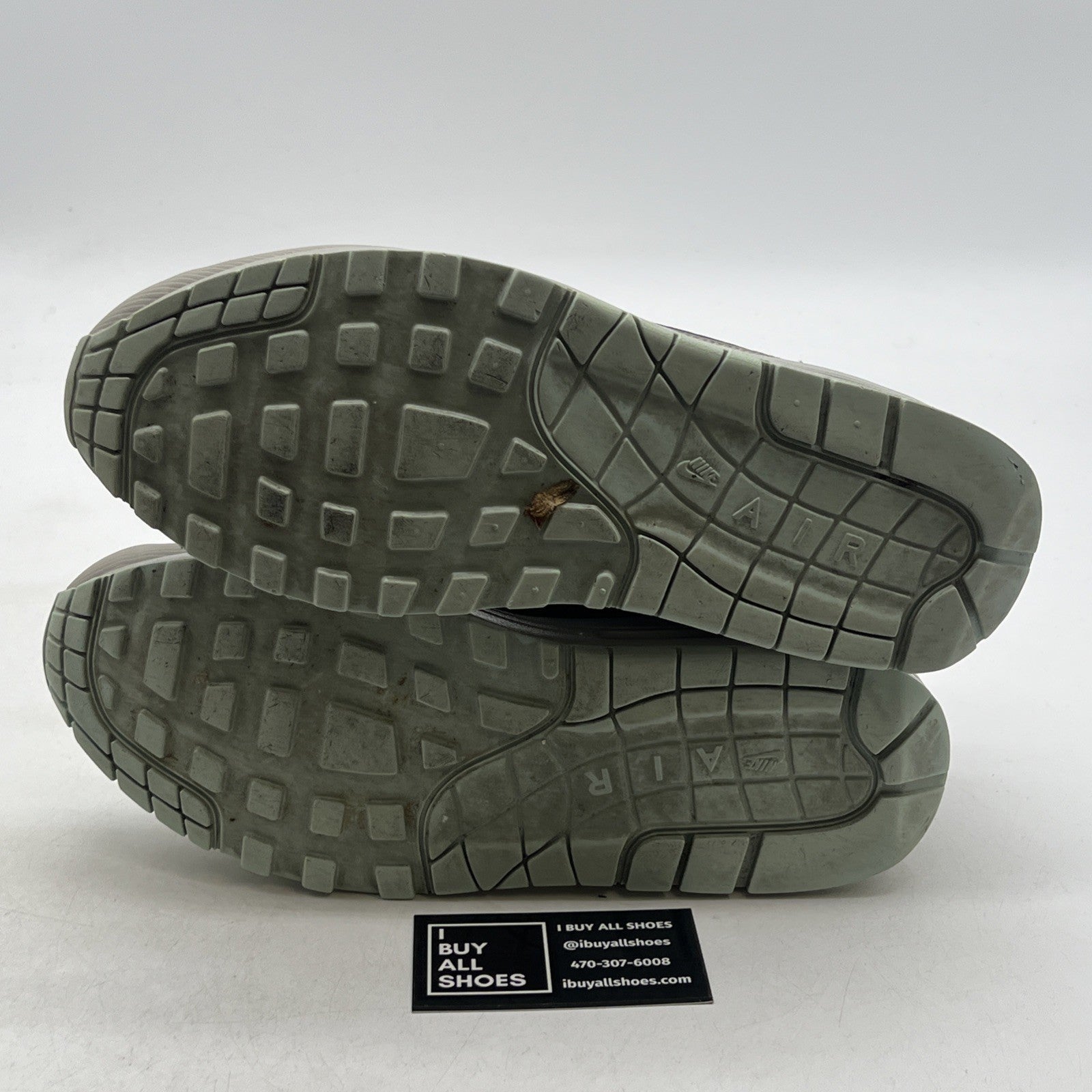Size 10 - Nike Air Max 1 Leather Dark Ash (654466-201)